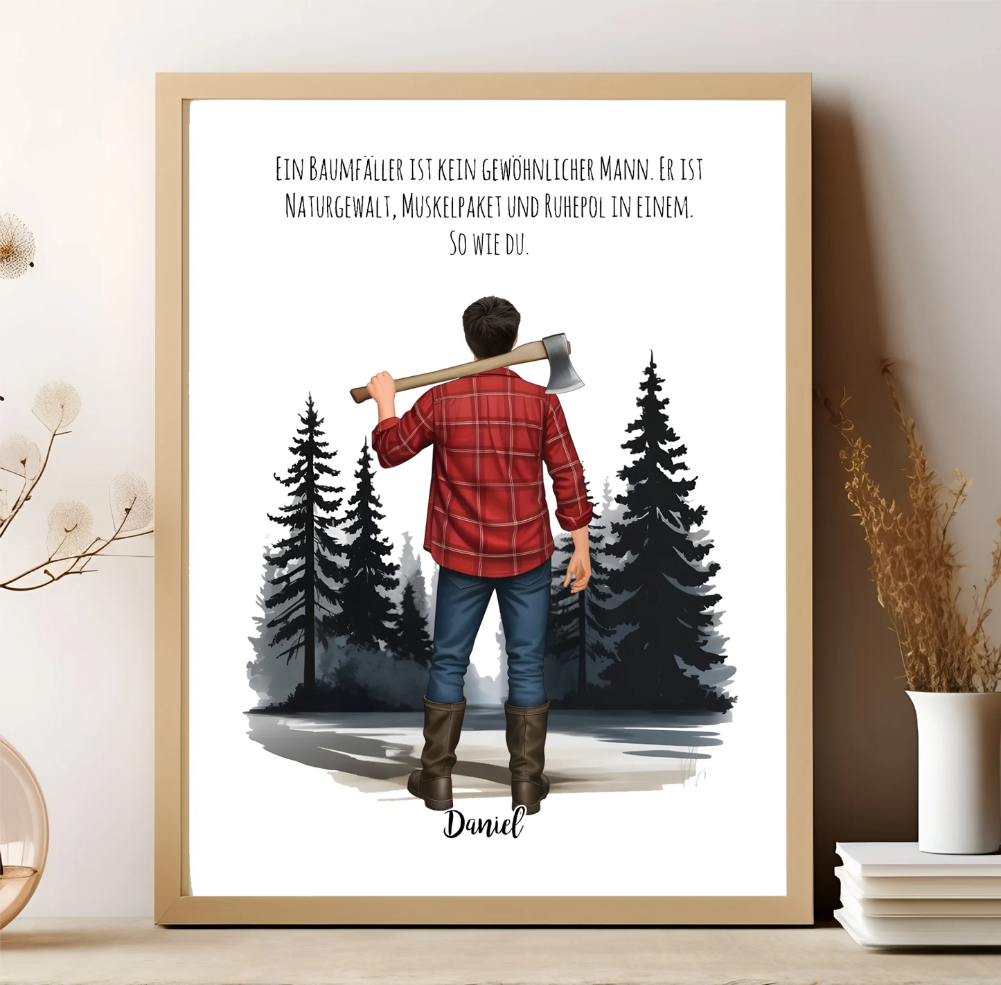 Holzfäller Poster