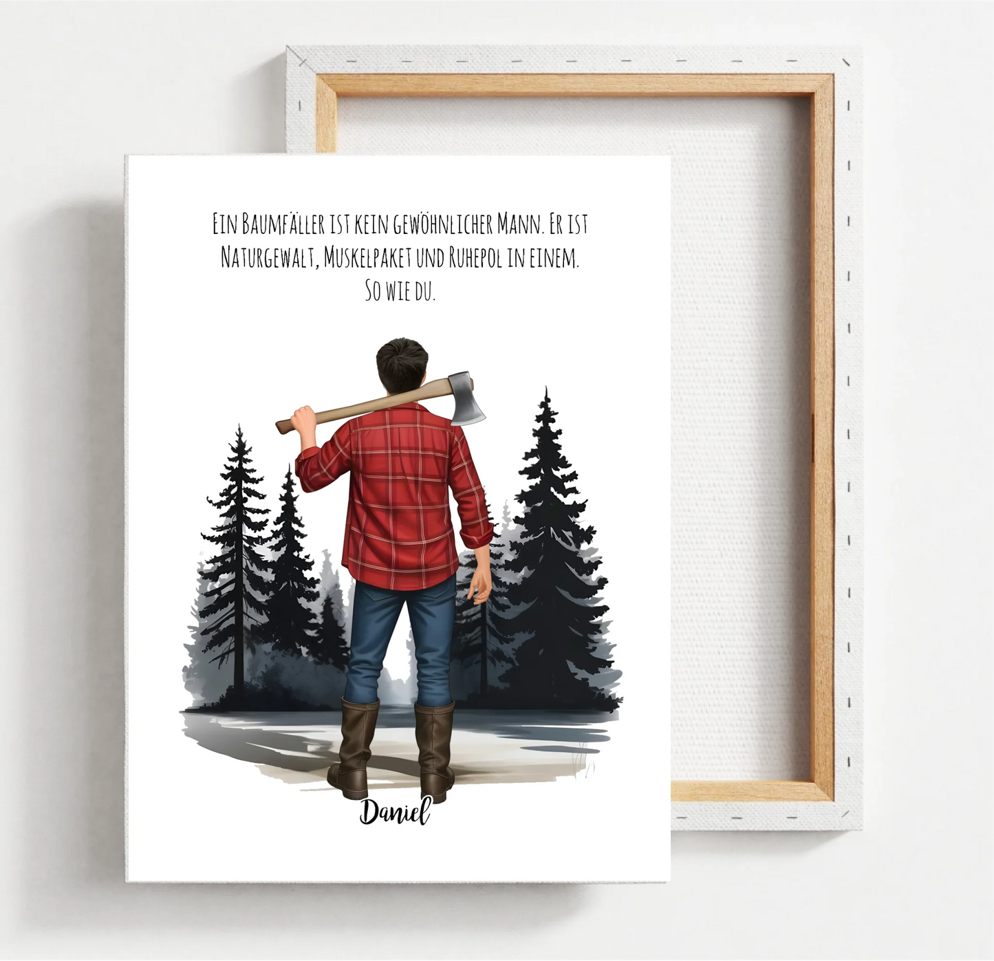 Holzfäller Poster