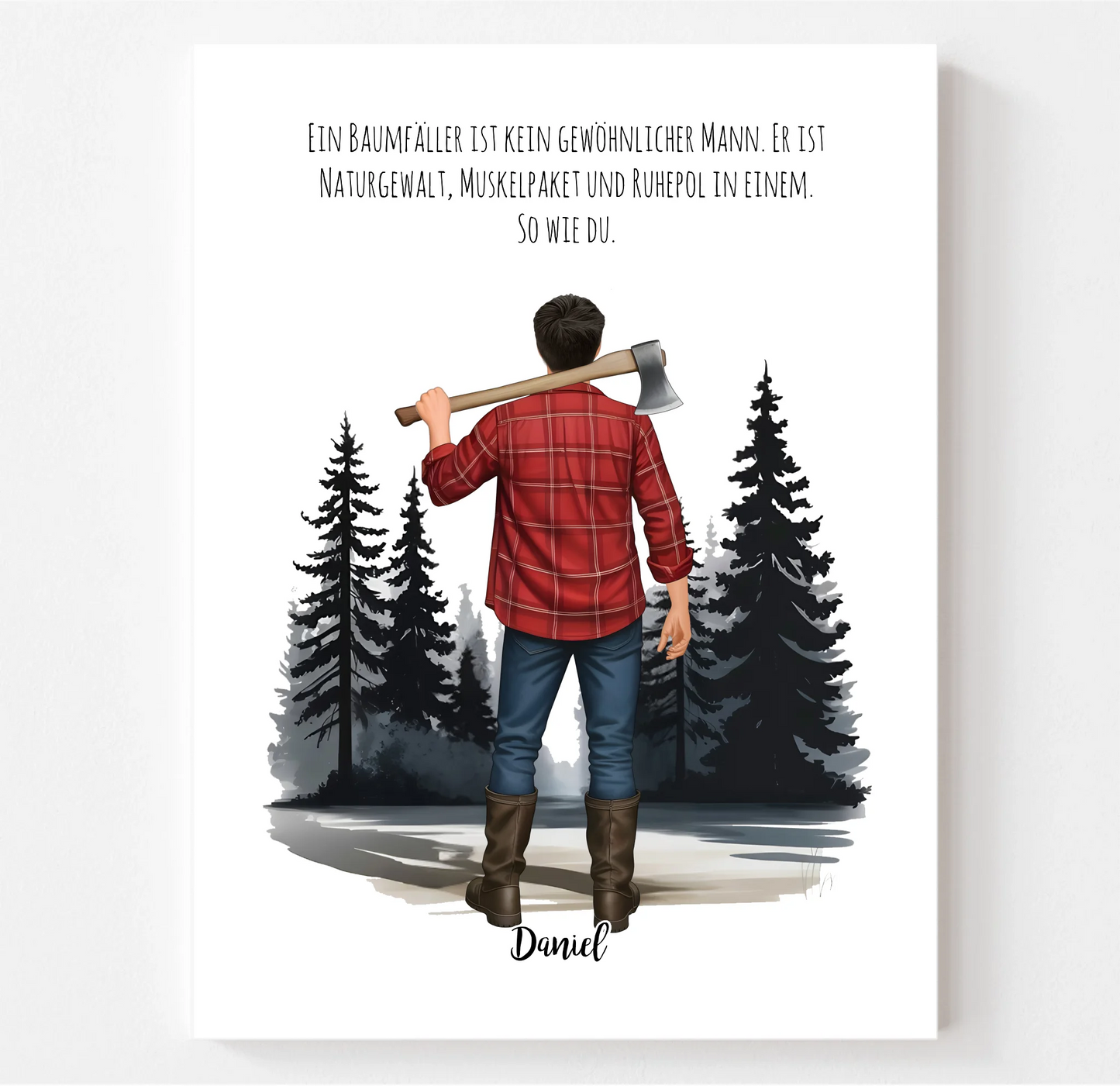 Holzfäller Poster