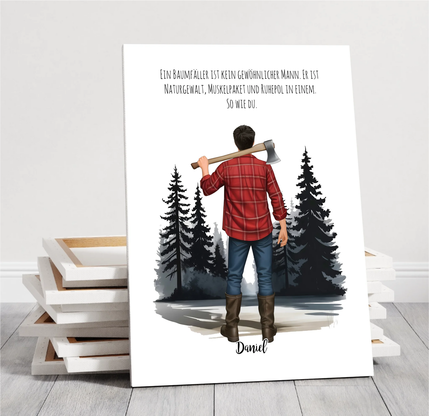 Holzfäller Poster