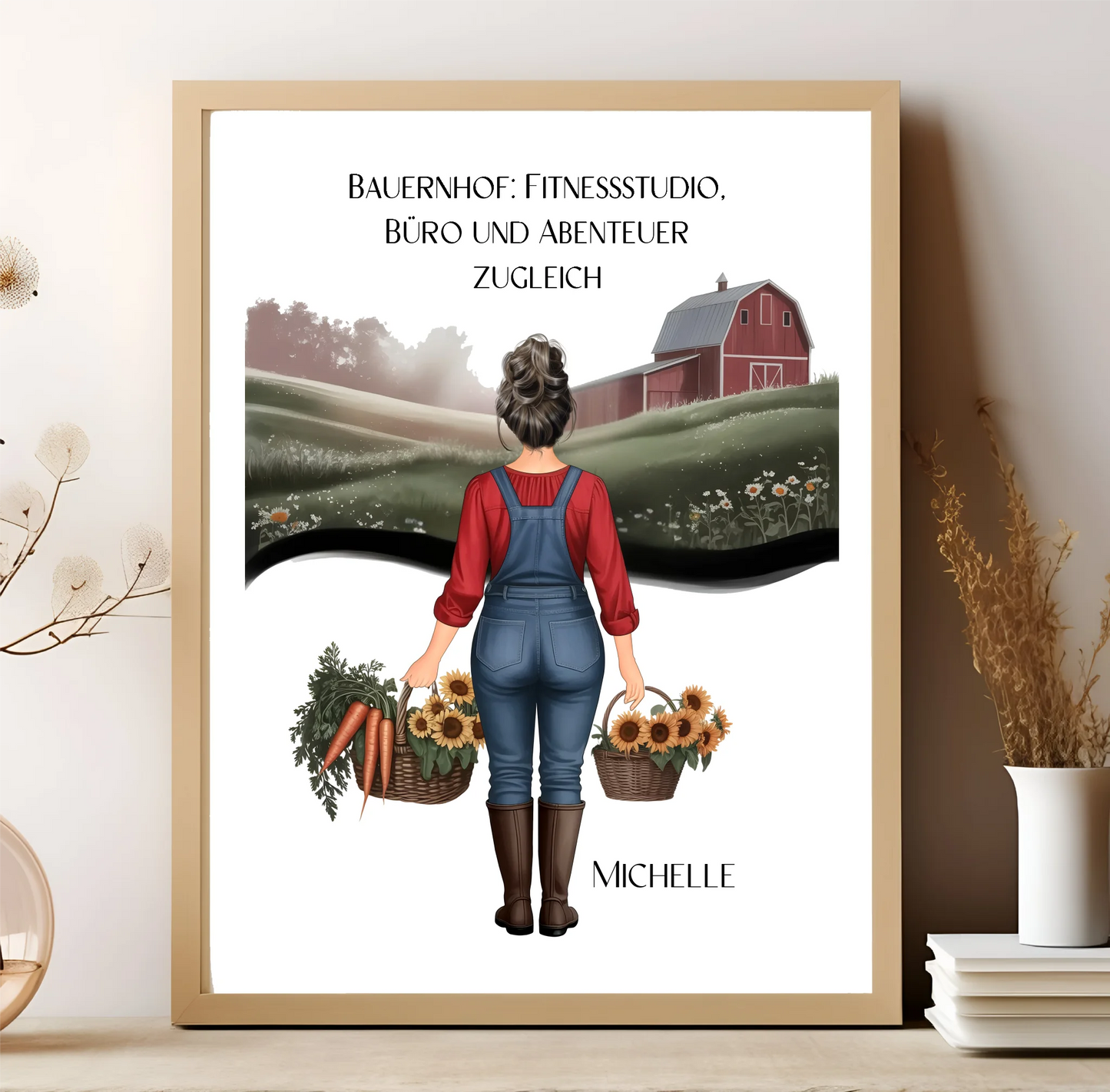 1-2 Landwirte (Frau/Mann) Poster