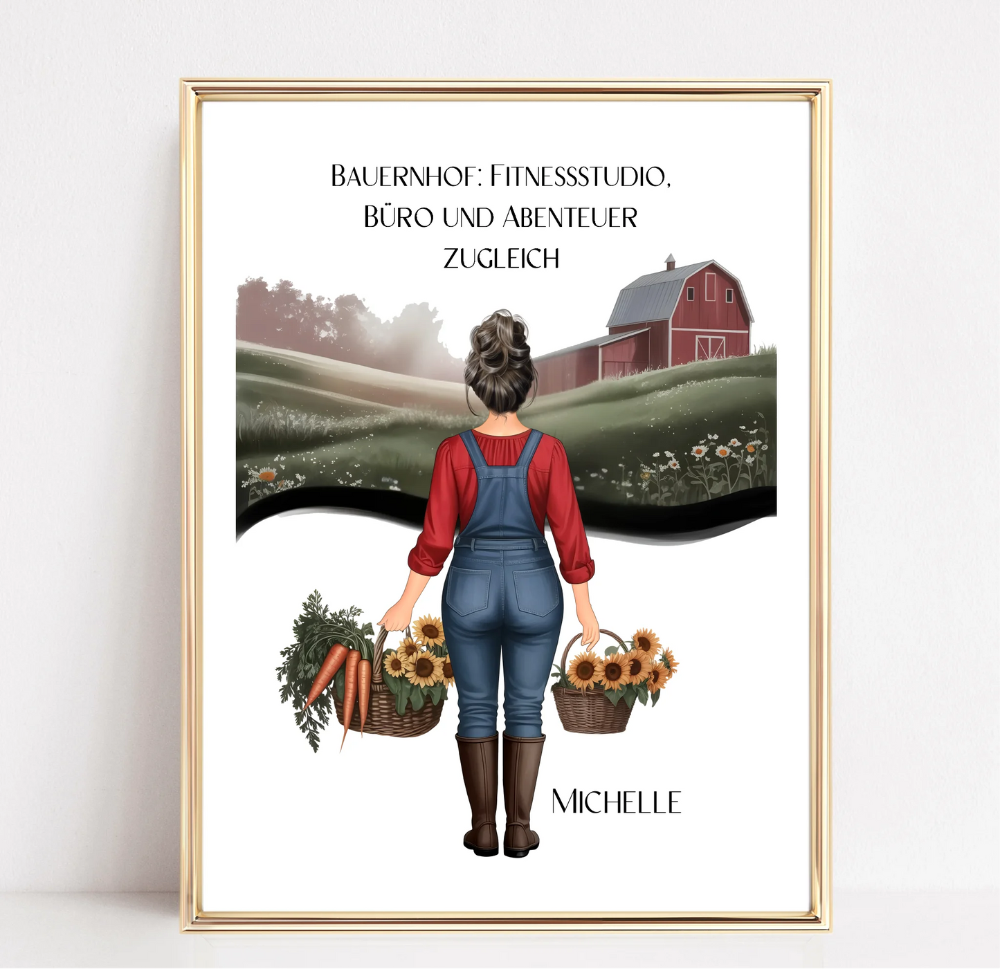 1-2 Landwirte (Frau/Mann) Poster