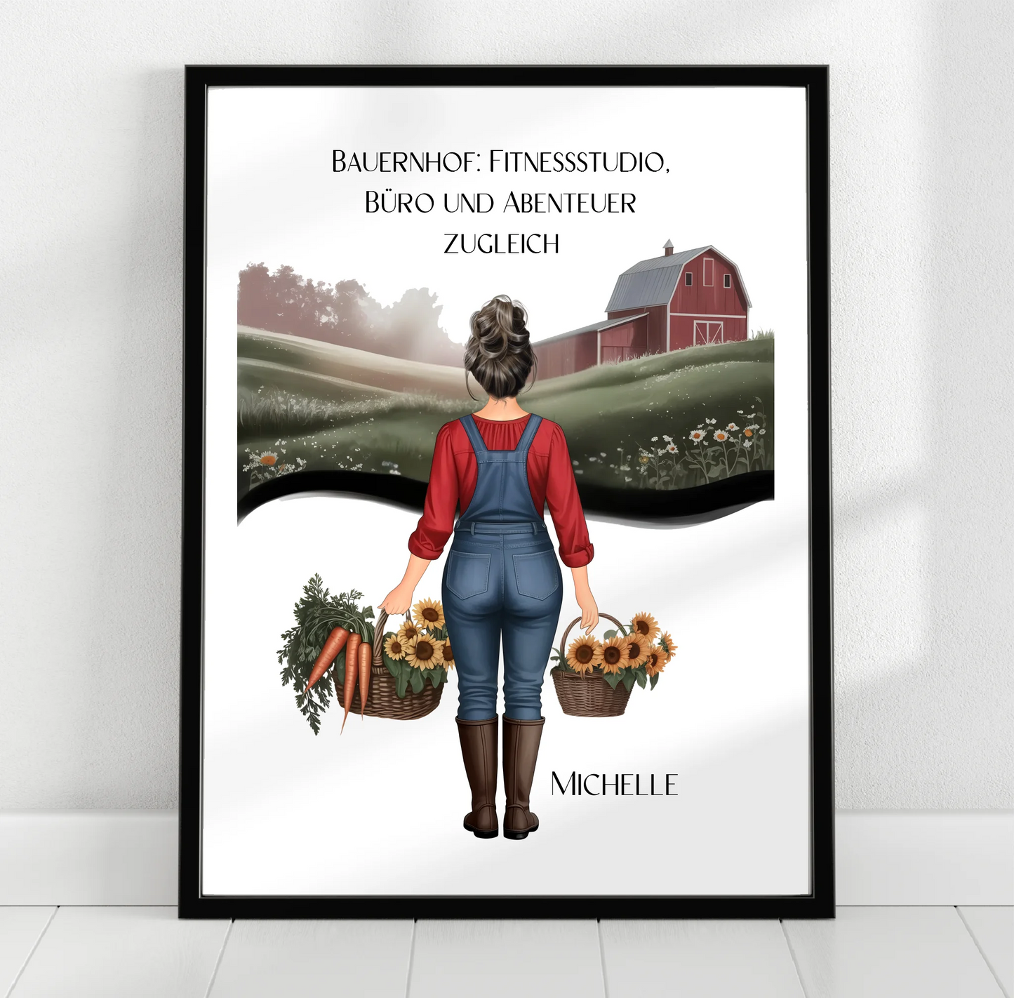 1-2 Landwirte (Frau/Mann) Poster