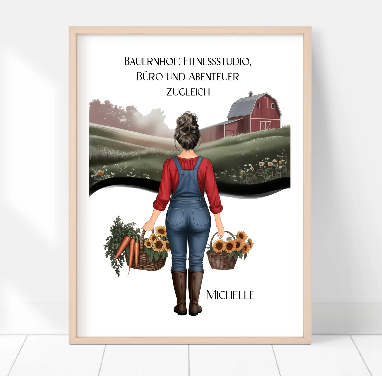 1-2 Landwirte (Frau/Mann) Poster