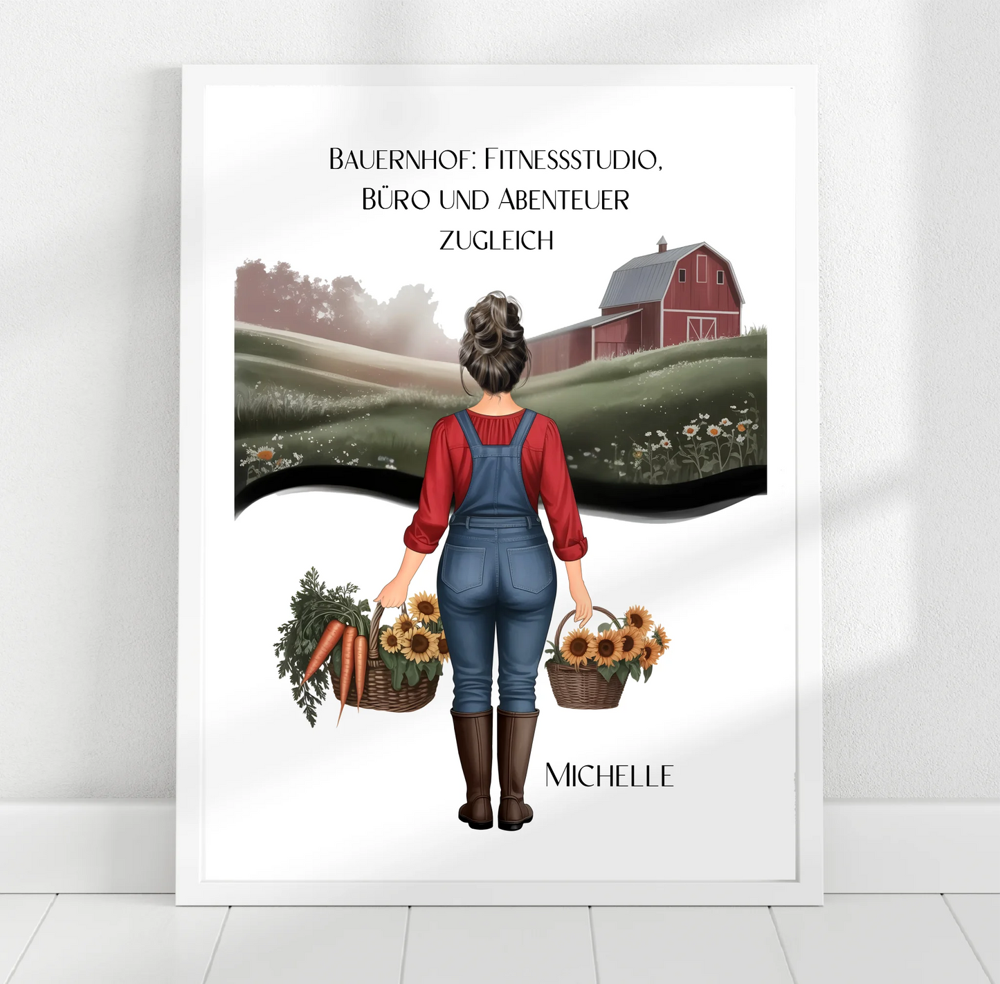 1-2 Landwirte (Frau/Mann) Poster