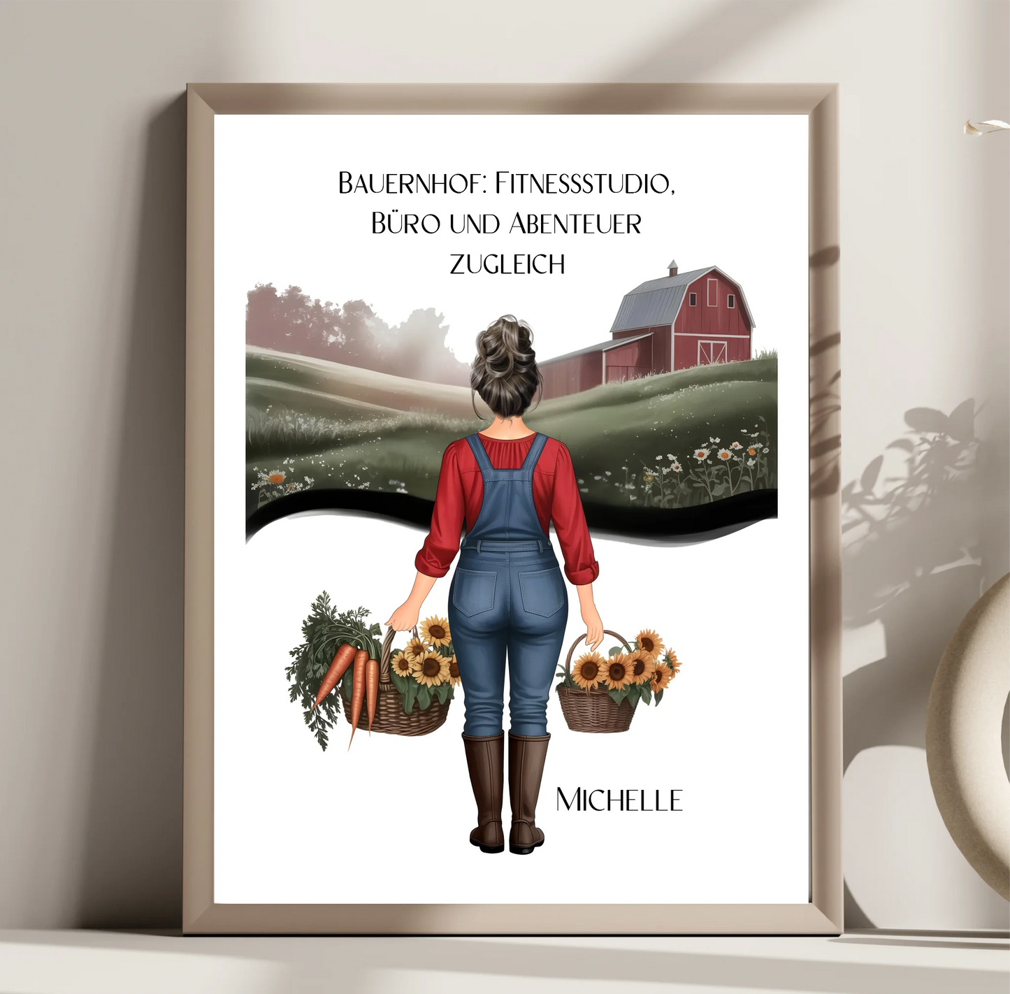 1-2 Landwirte (Frau/Mann) Poster