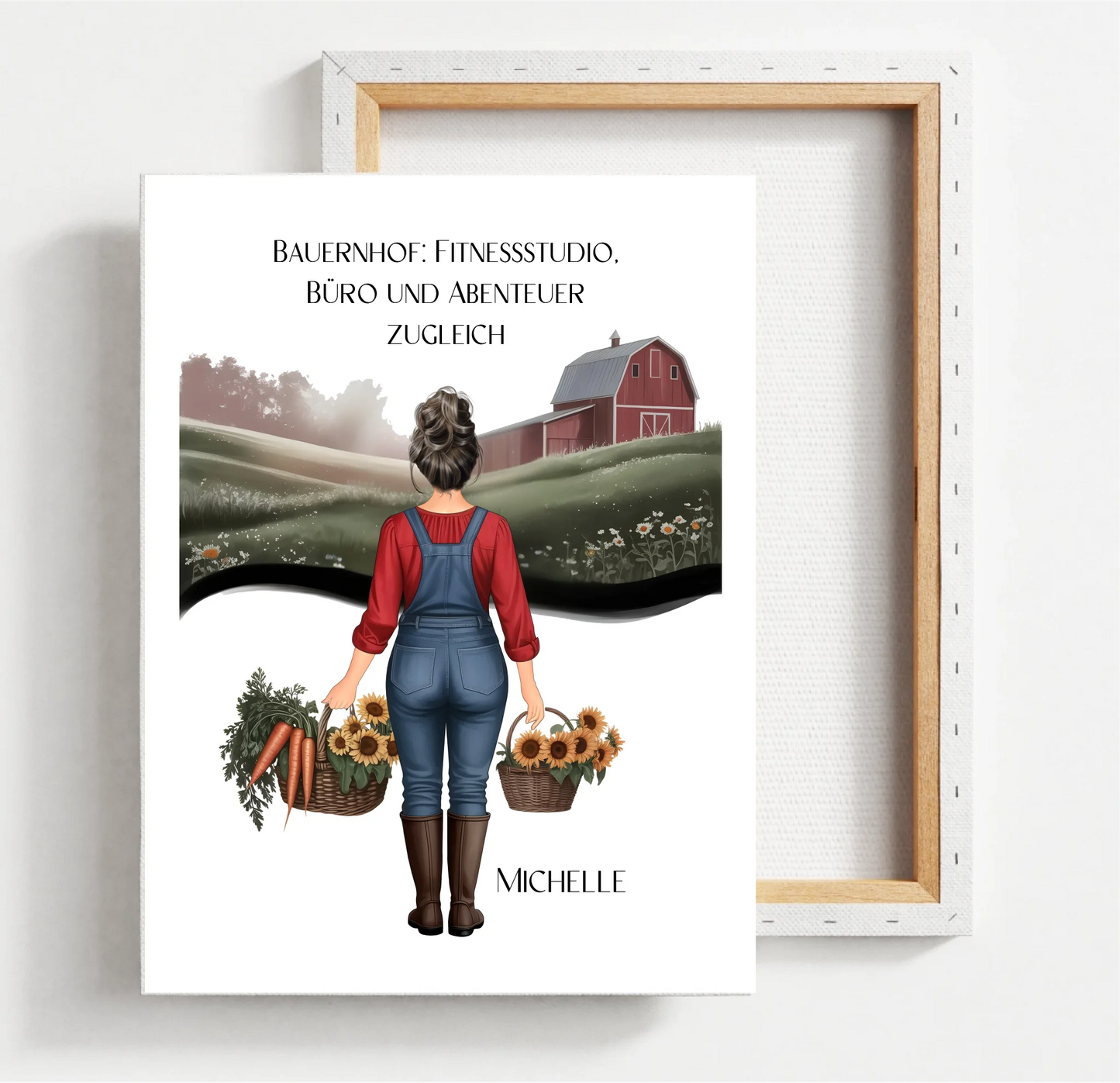 1-2 Landwirte (Frau/Mann) Poster