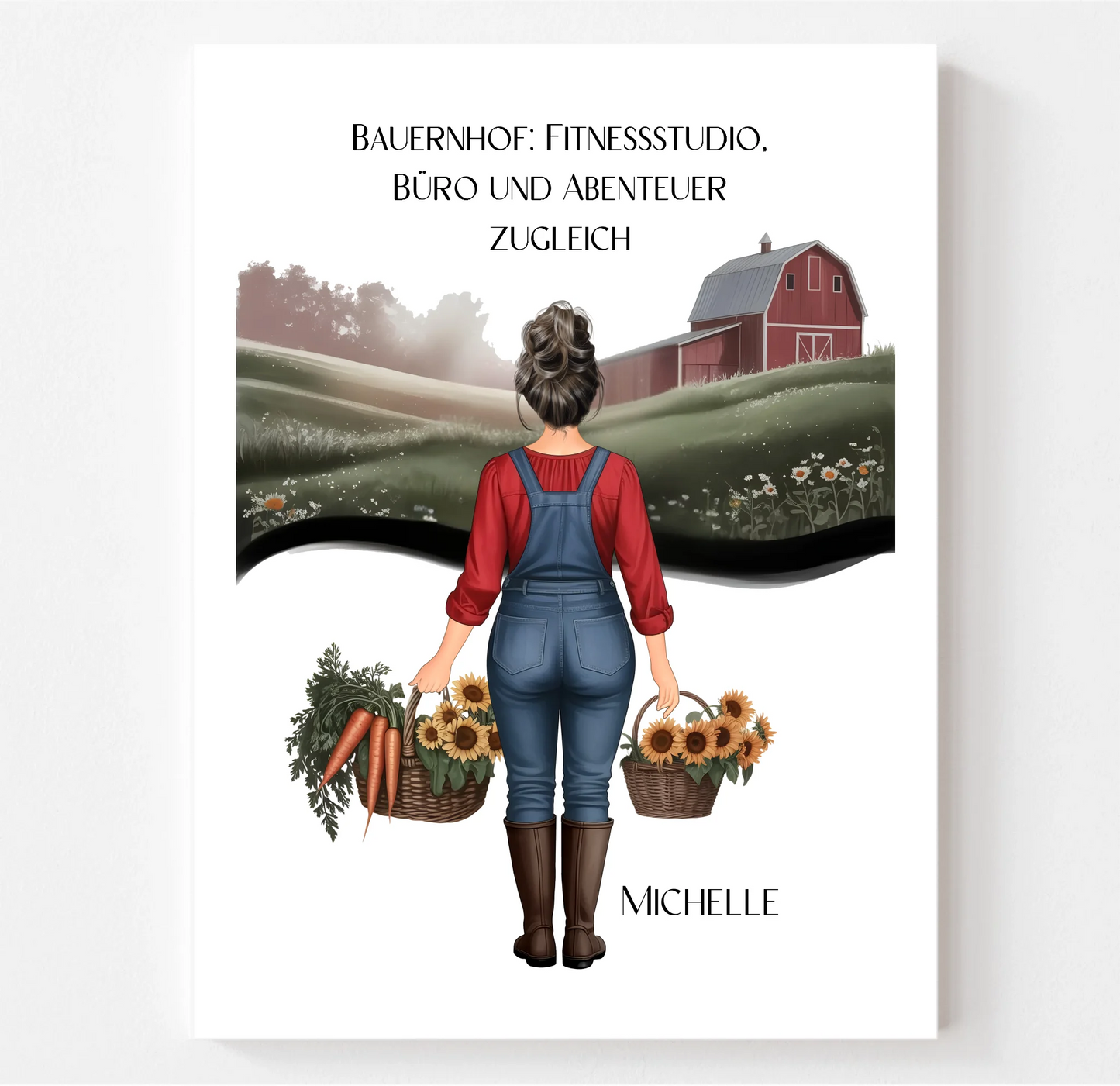 1-2 Landwirte (Frau/Mann) Poster