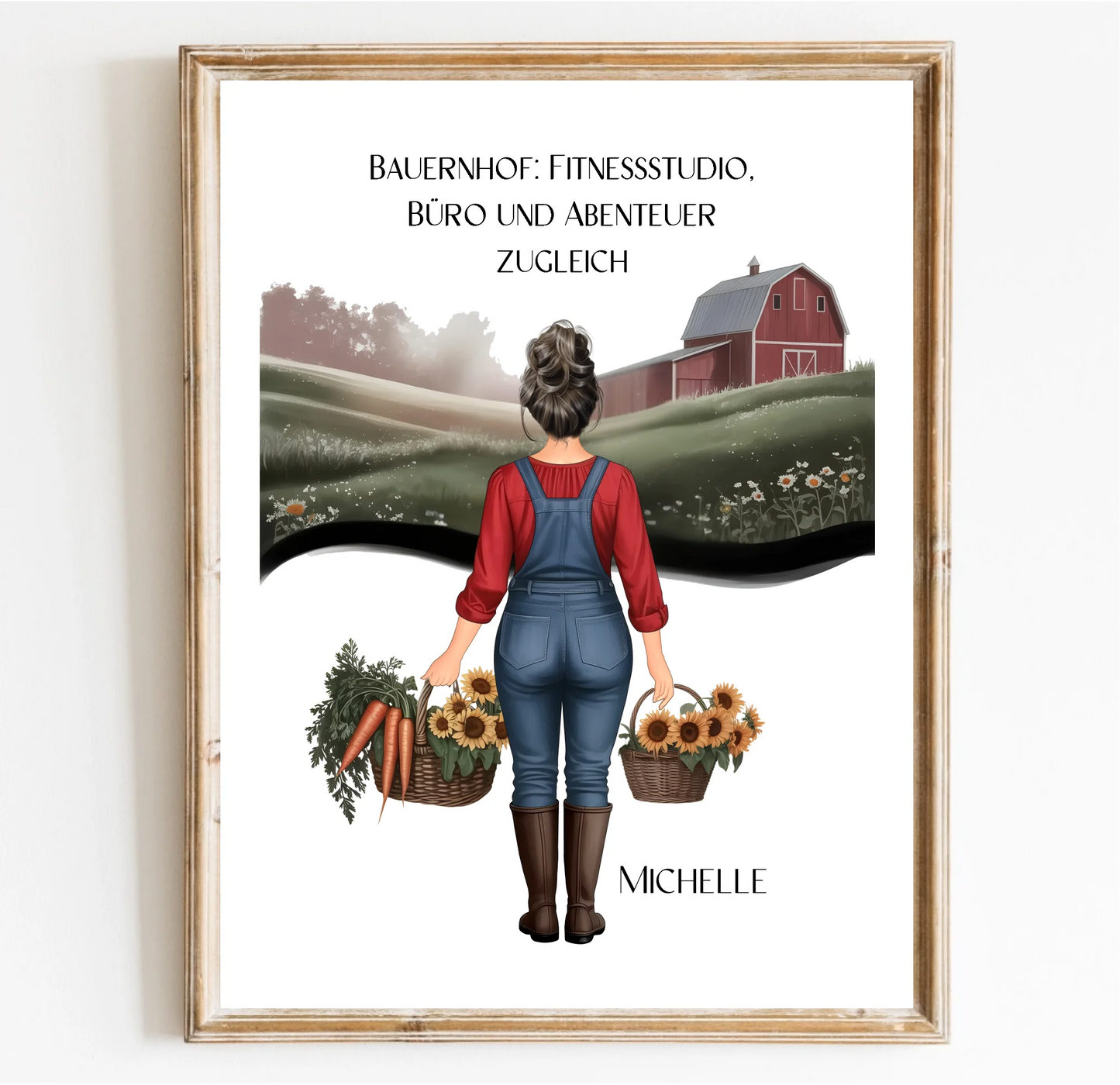 1-2 Landwirte (Frau/Mann) Poster