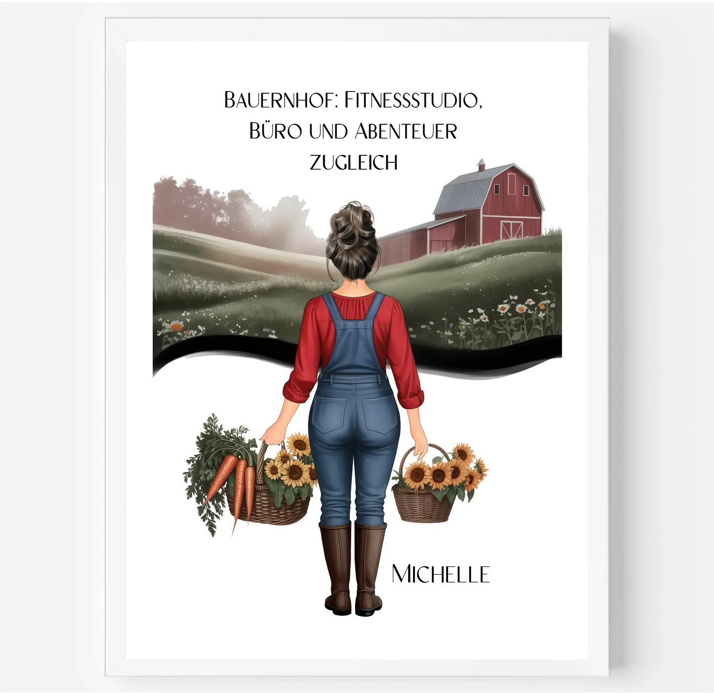 1-2 Landwirte (Frau/Mann) Poster
