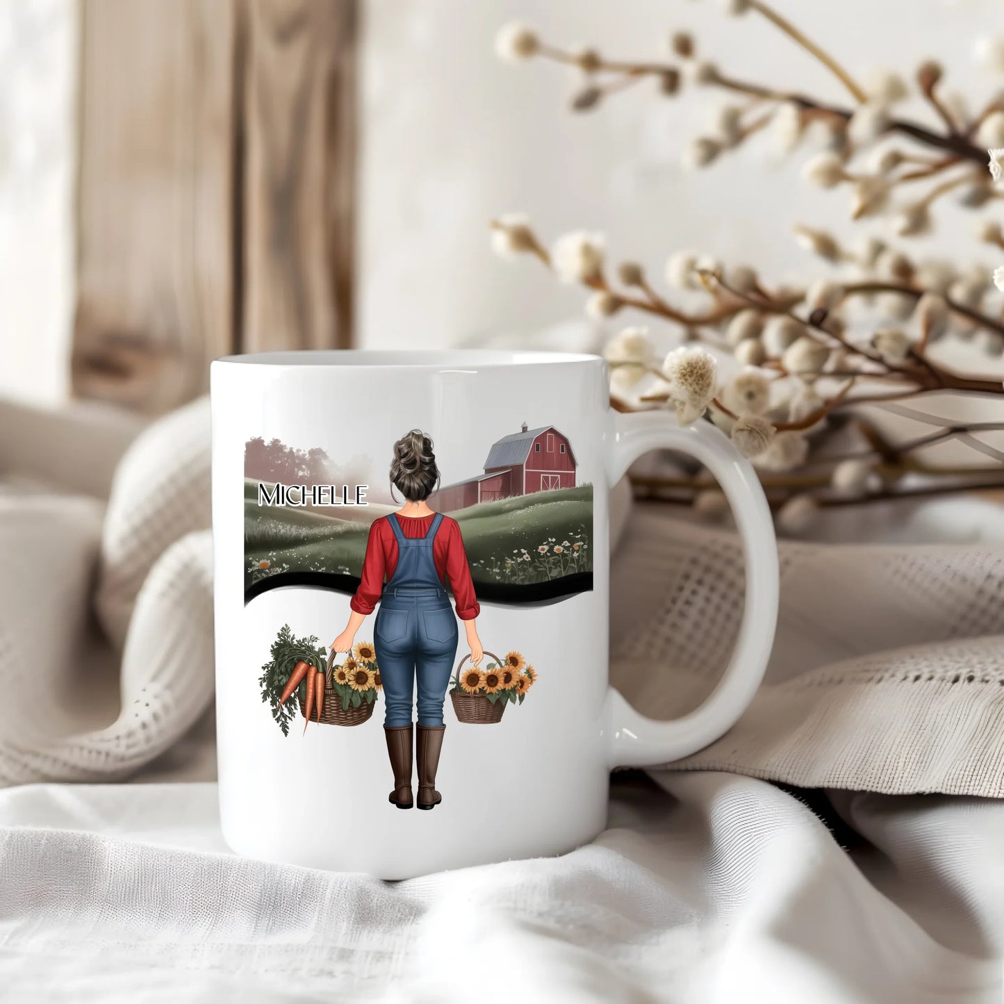 1-2 Landwirte (Frau & Mann) Tasse