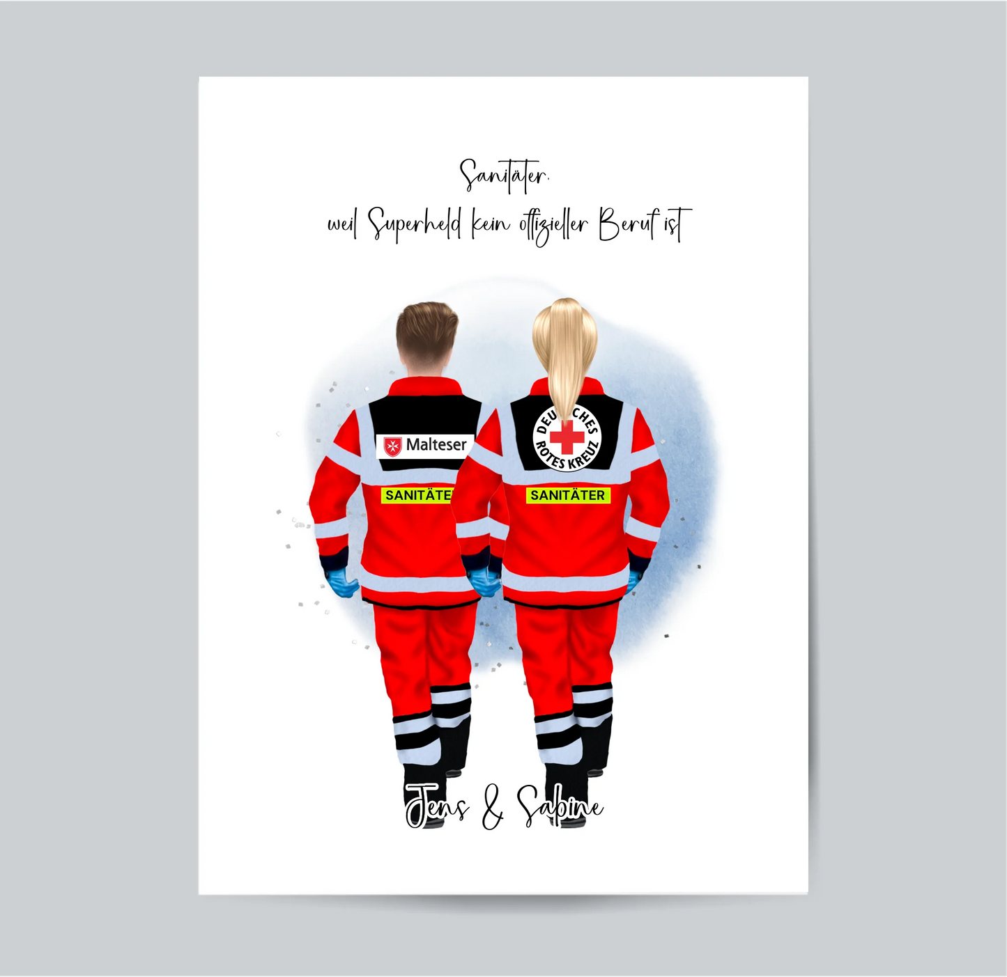 1-3 Sanitäter Poster