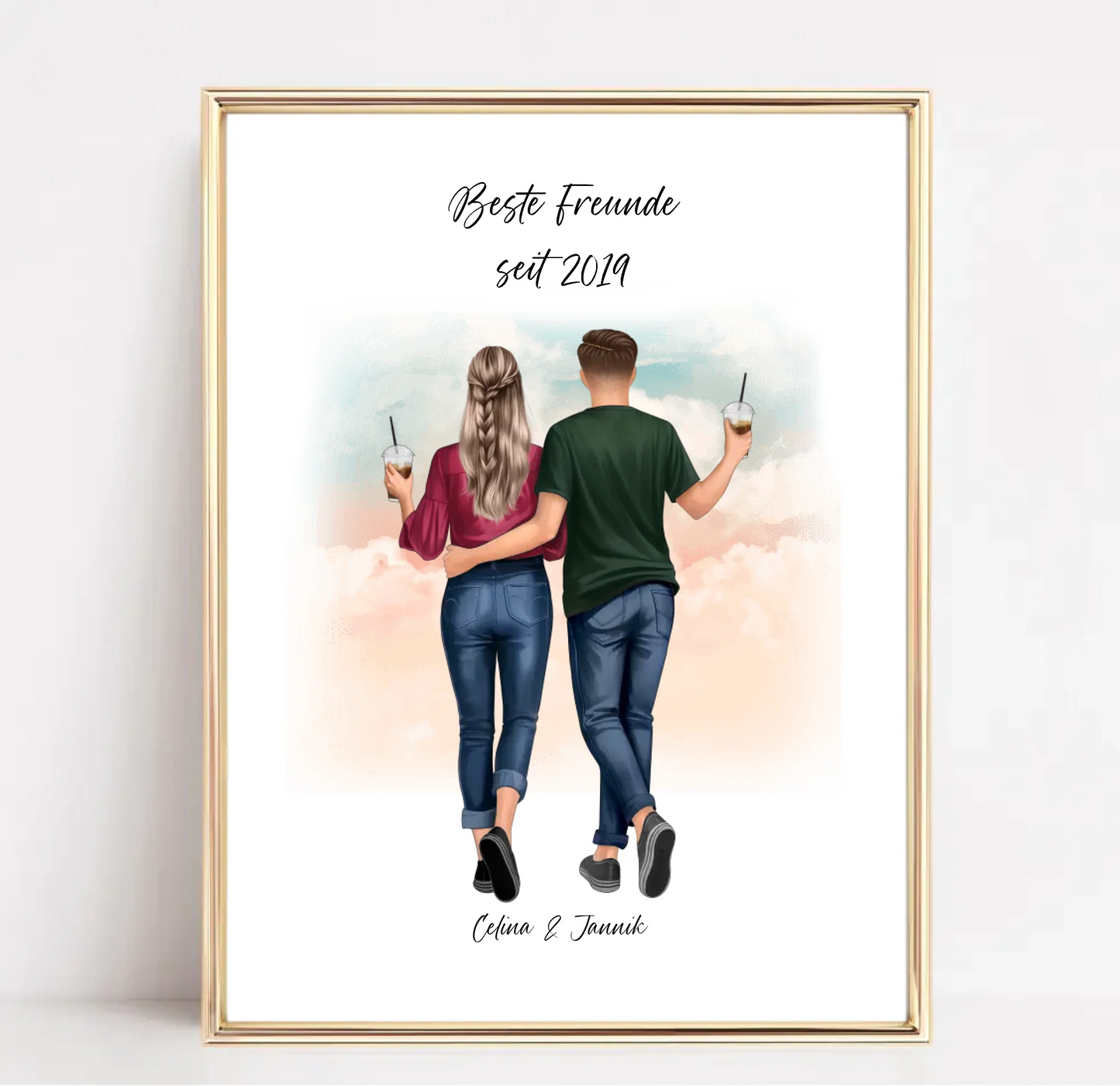 Beste Freundin & Bester Freund Poster