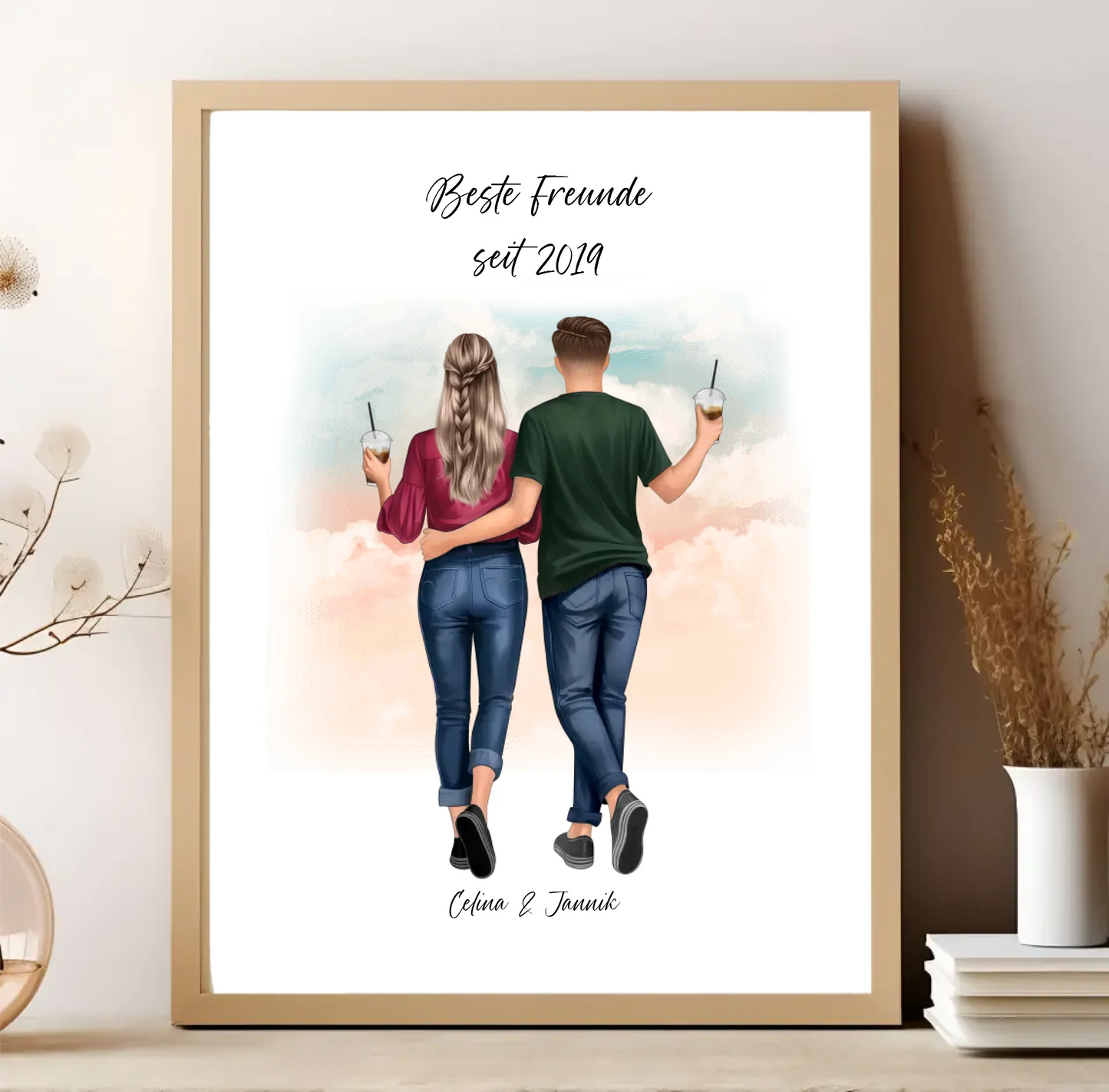Beste Freundin & Bester Freund Poster