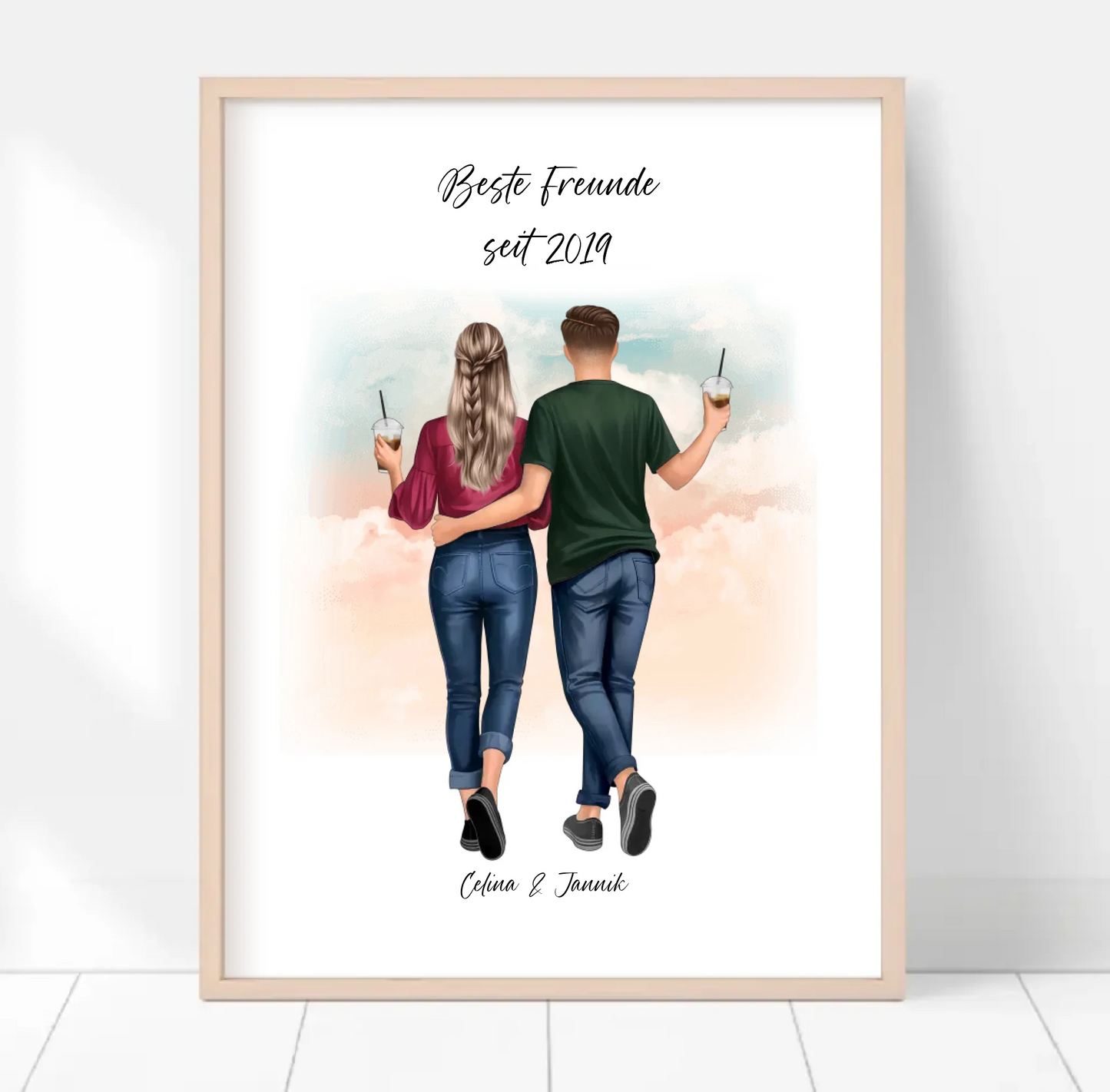 Beste Freundin & Bester Freund Poster