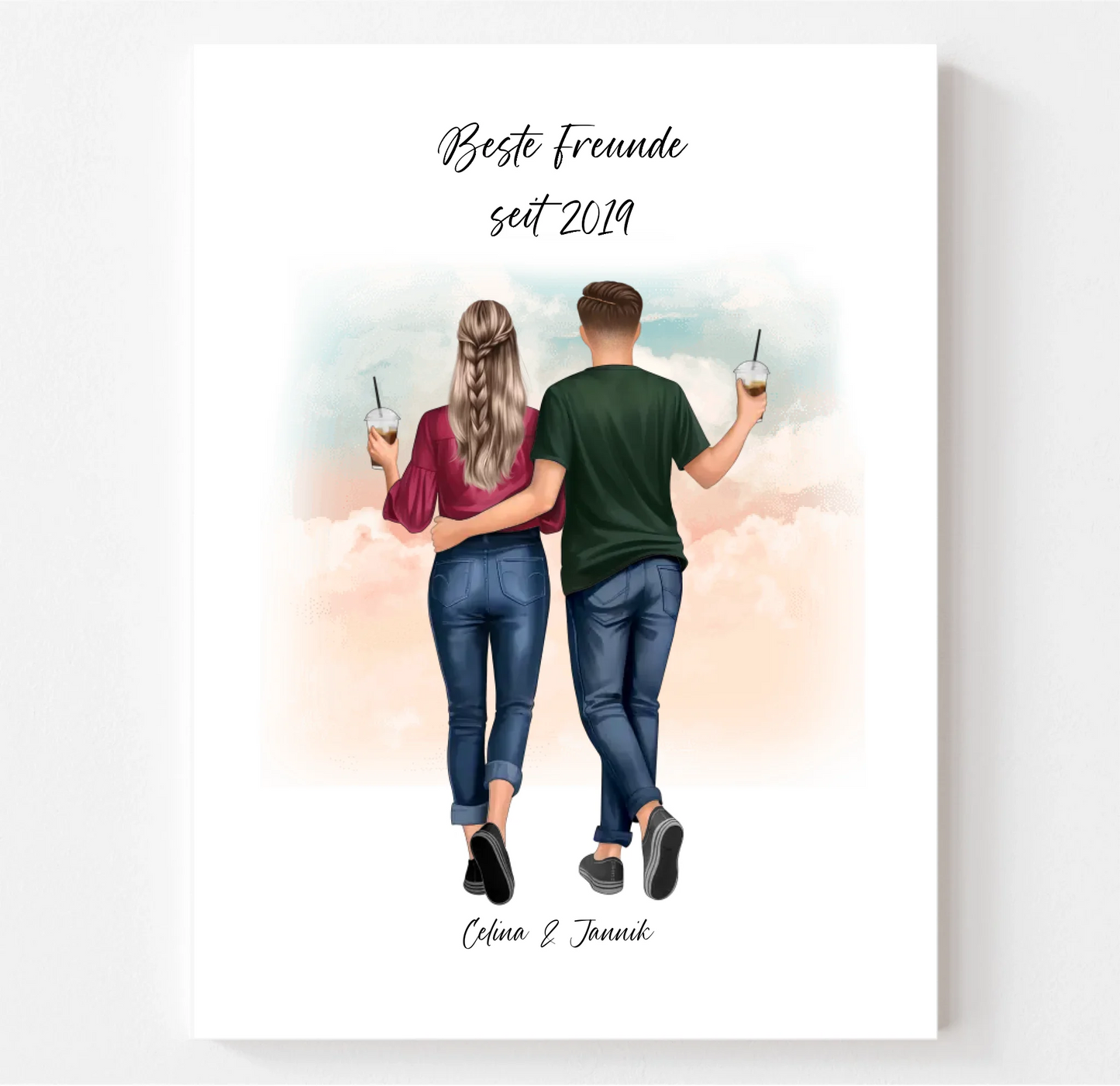 Beste Freundin & Bester Freund Poster