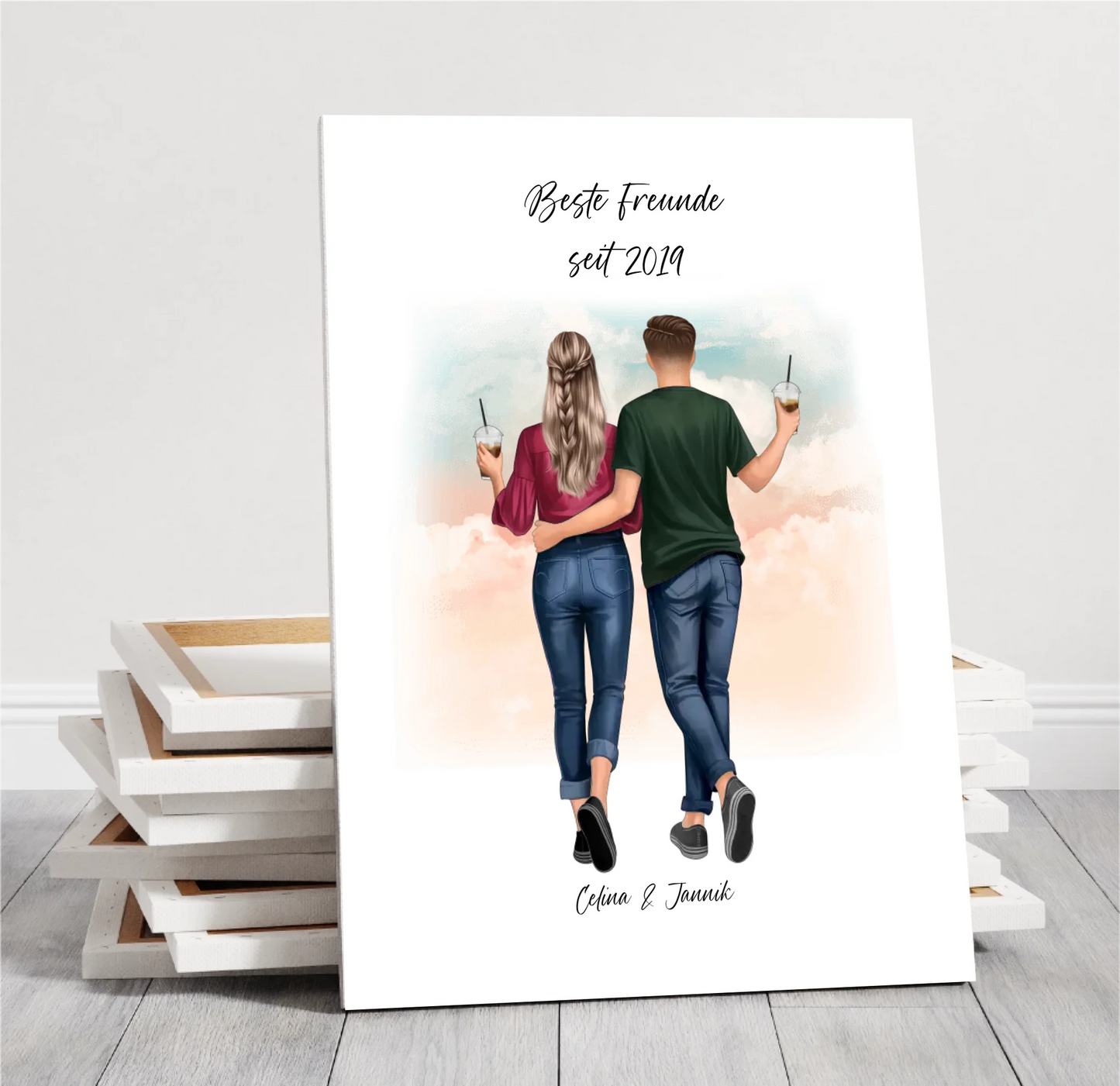 Beste Freundin & Bester Freund Poster