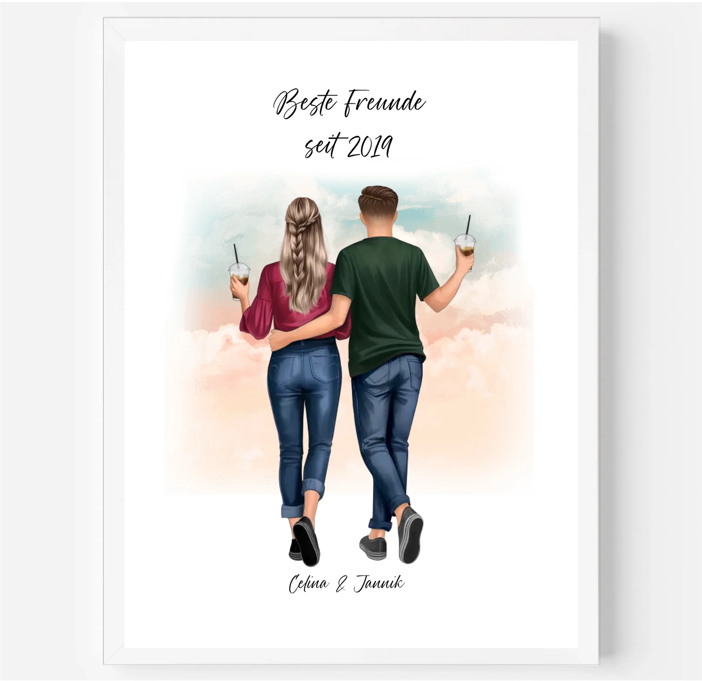 Beste Freundin & Bester Freund Poster