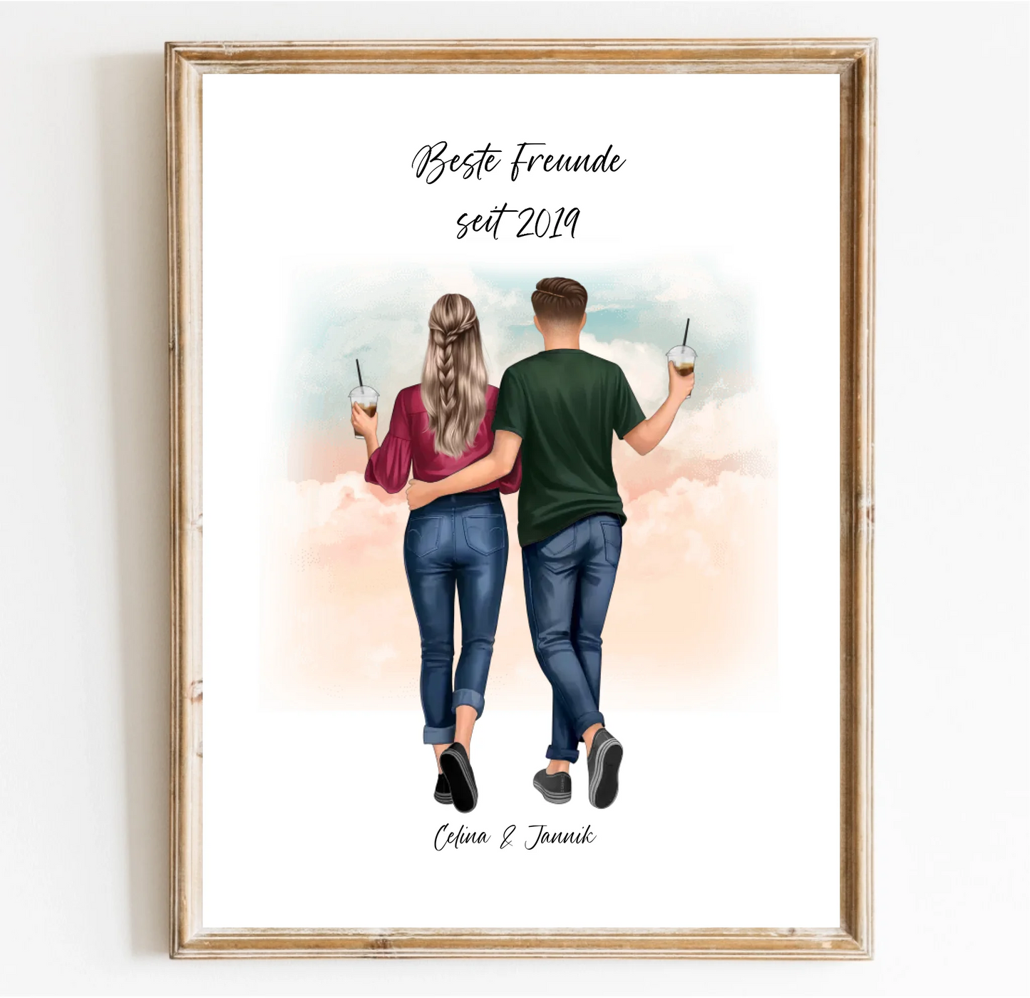 Beste Freundin & Bester Freund Poster