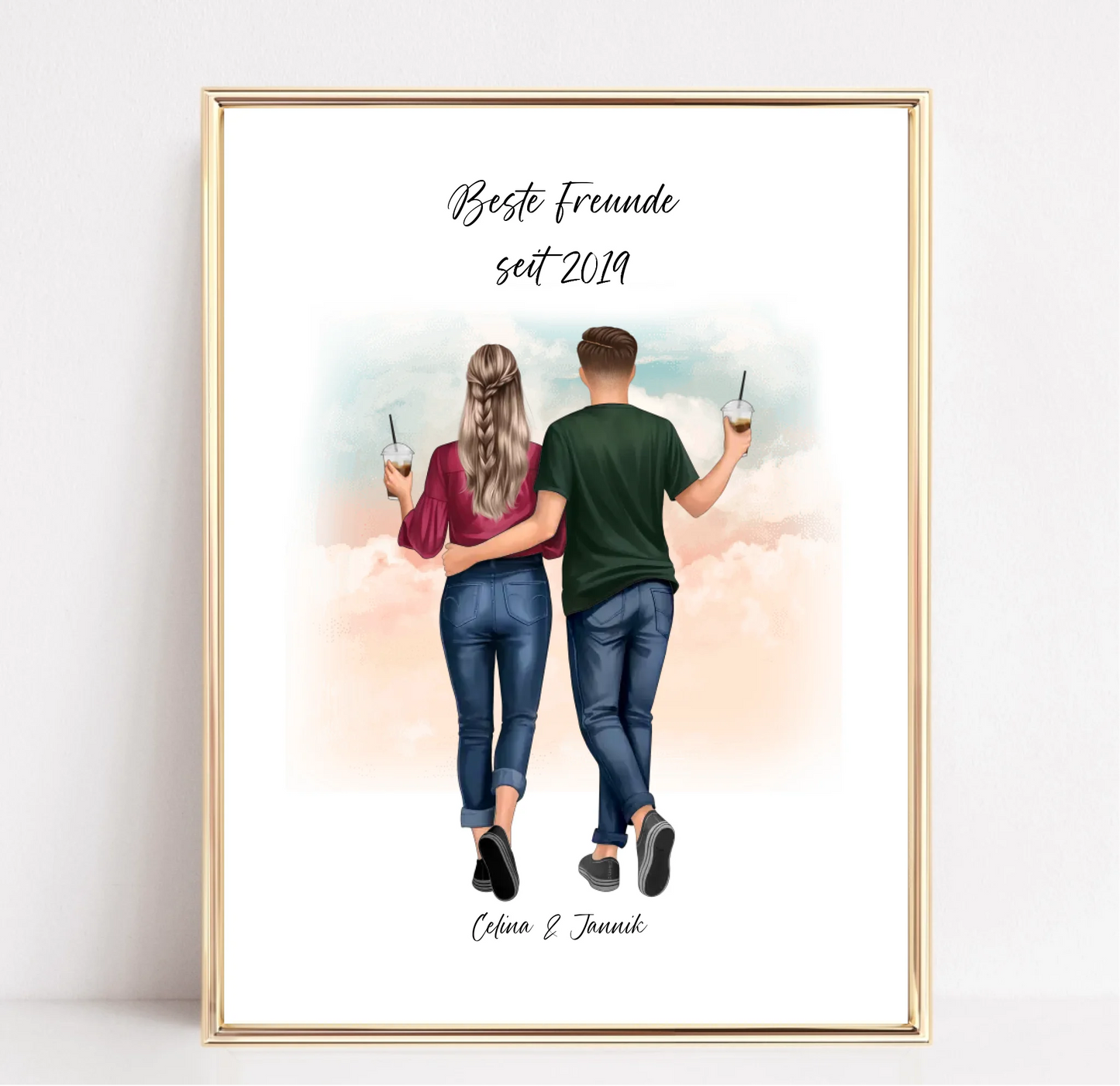 Beste Freundin & Bester Freund Poster