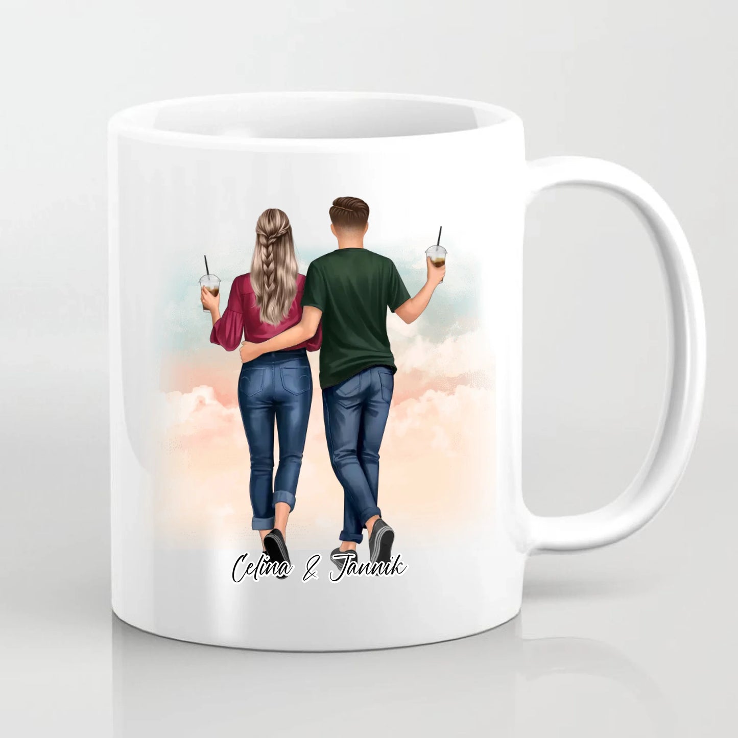 Beste Freundin & Bester Freund Tasse