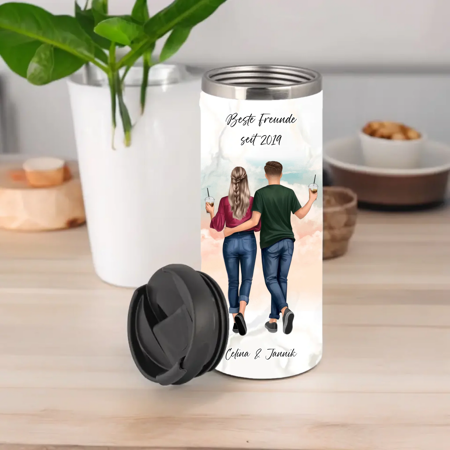 Beste Freundin & Bester Freund Tasse