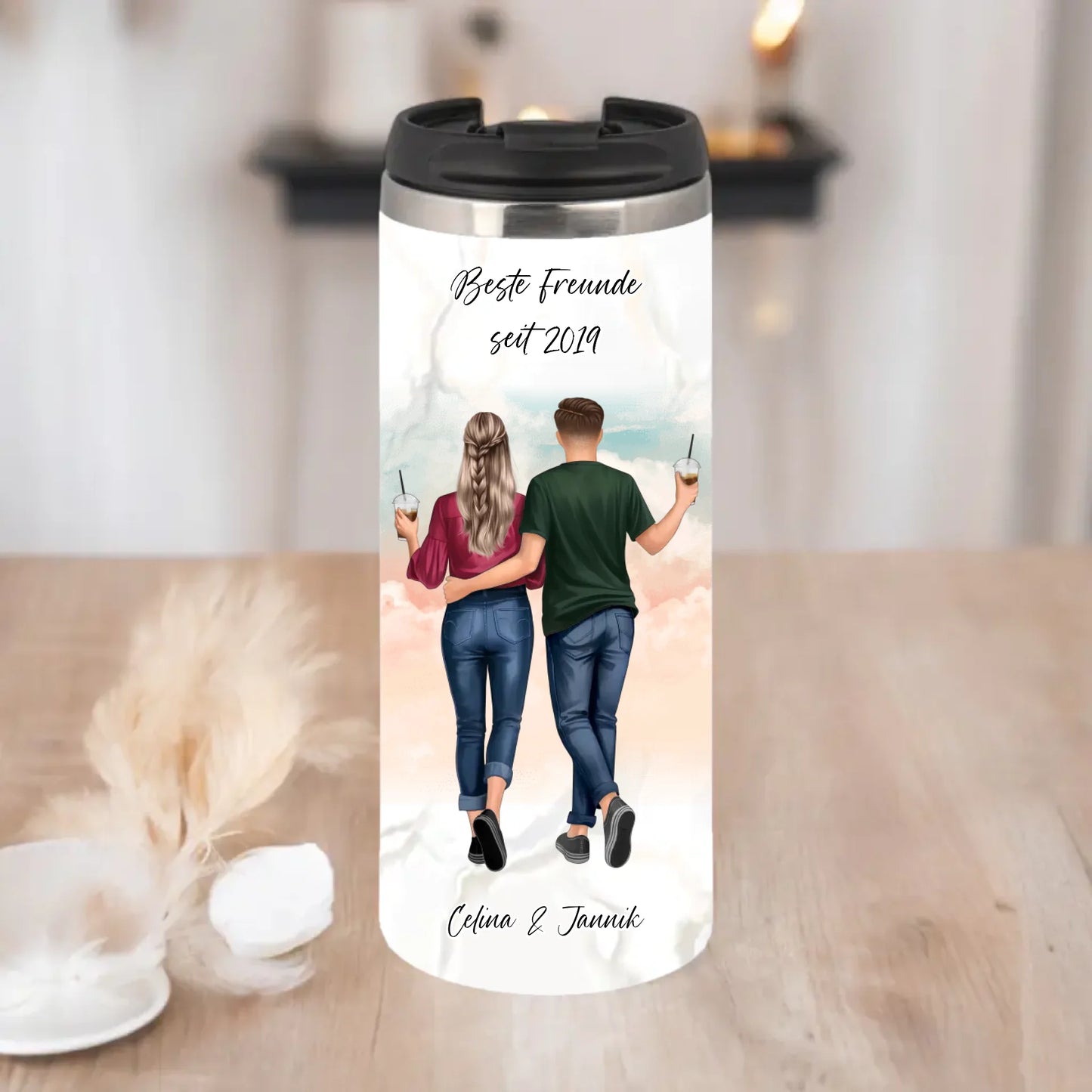 Beste Freundin & Bester Freund Tasse