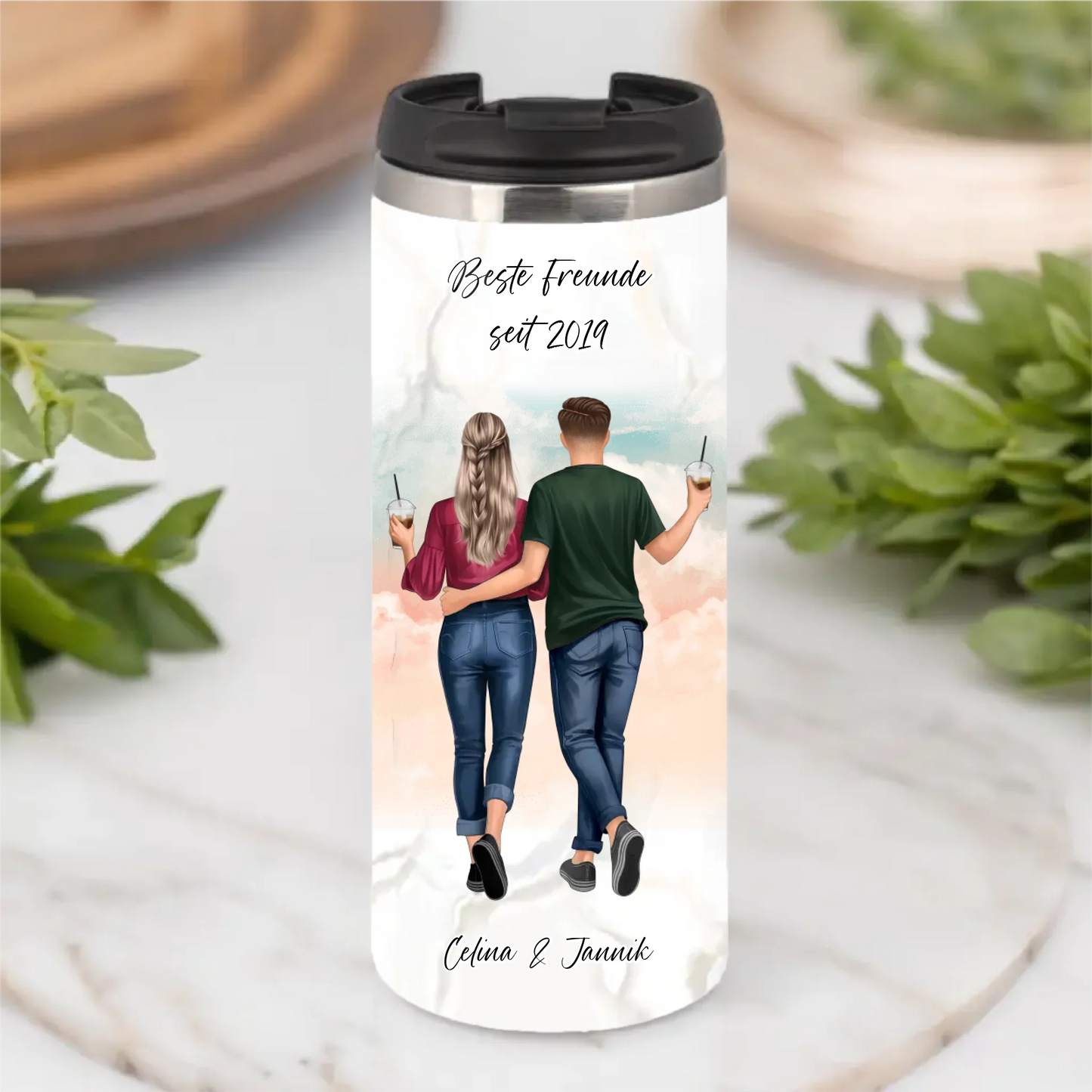 Beste Freundin & Bester Freund Tasse
