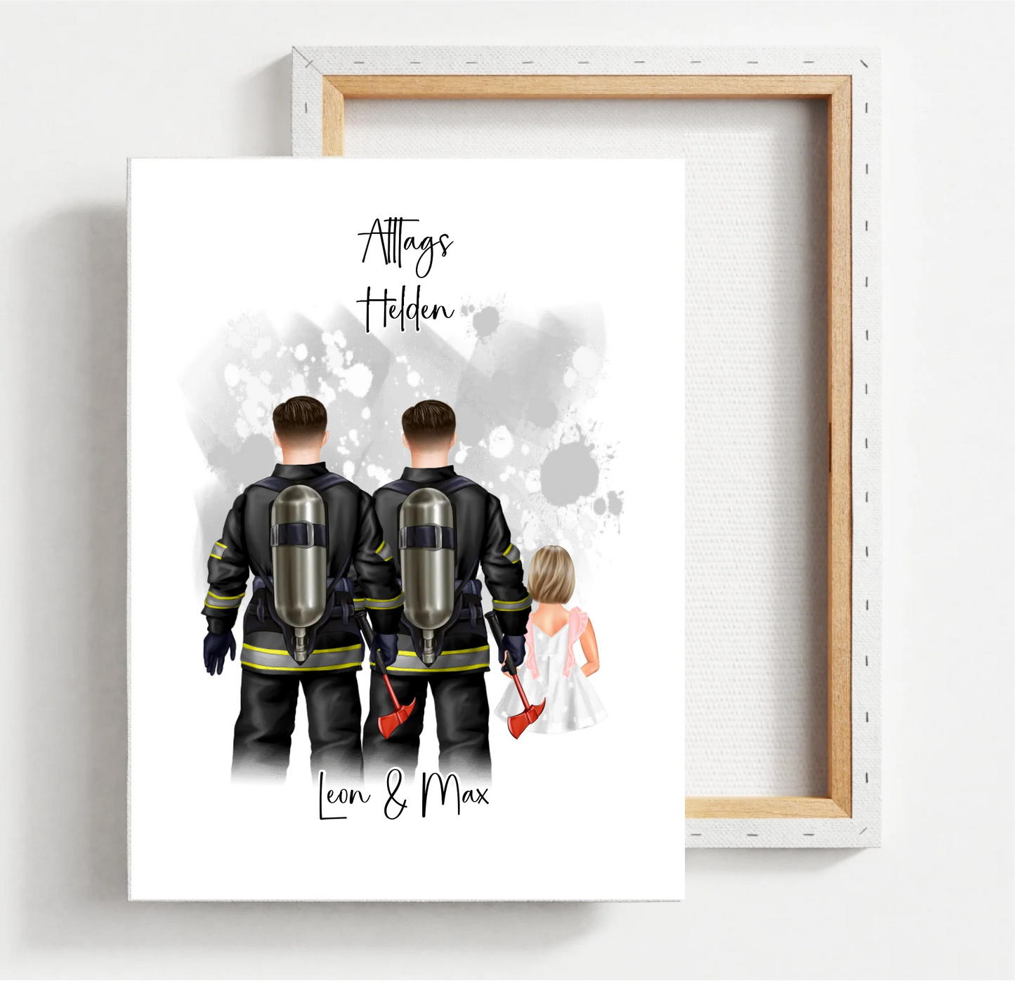 Feuerwehr & Kind Poster