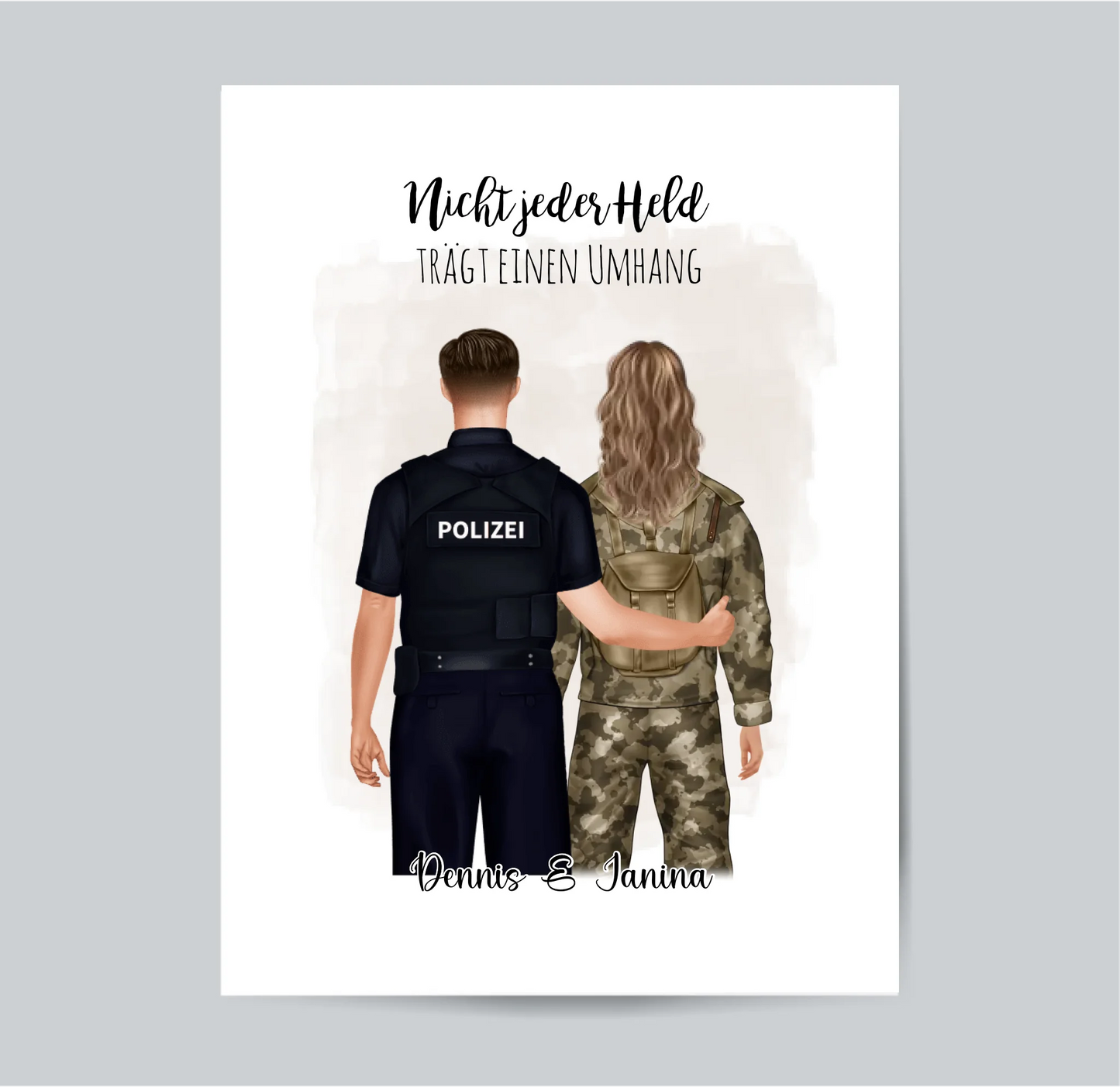 Polizist & Soldat/in Poster