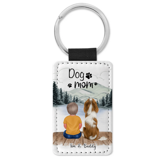 Baby/Kind & Haustier (Hund/Katze) Schlüsselanhänger