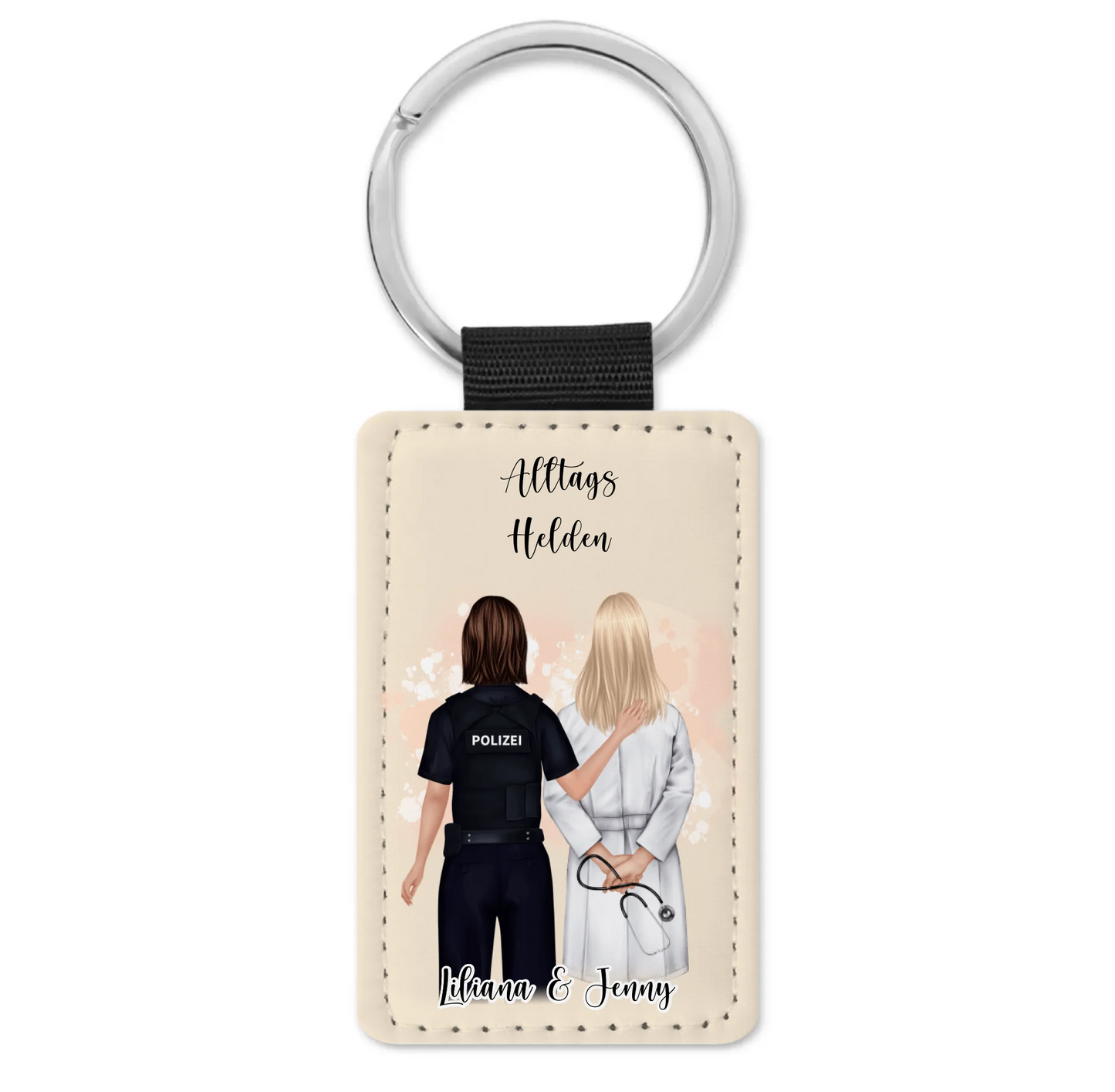 Polizei & Ärztin Schlüsselanhänger