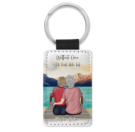 Oma & Enkelin Schlüsselanhänger