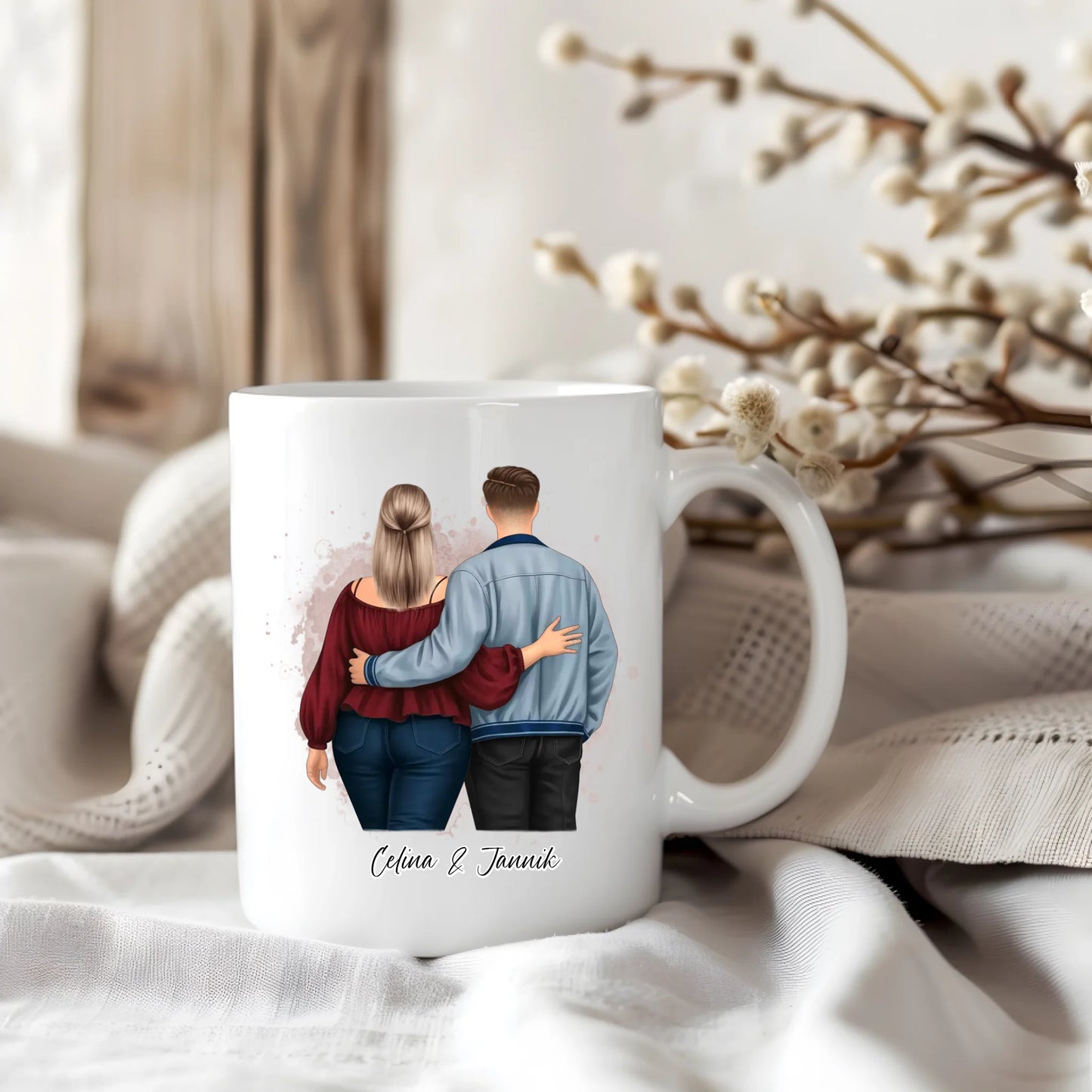 Curvy Couple Tasse