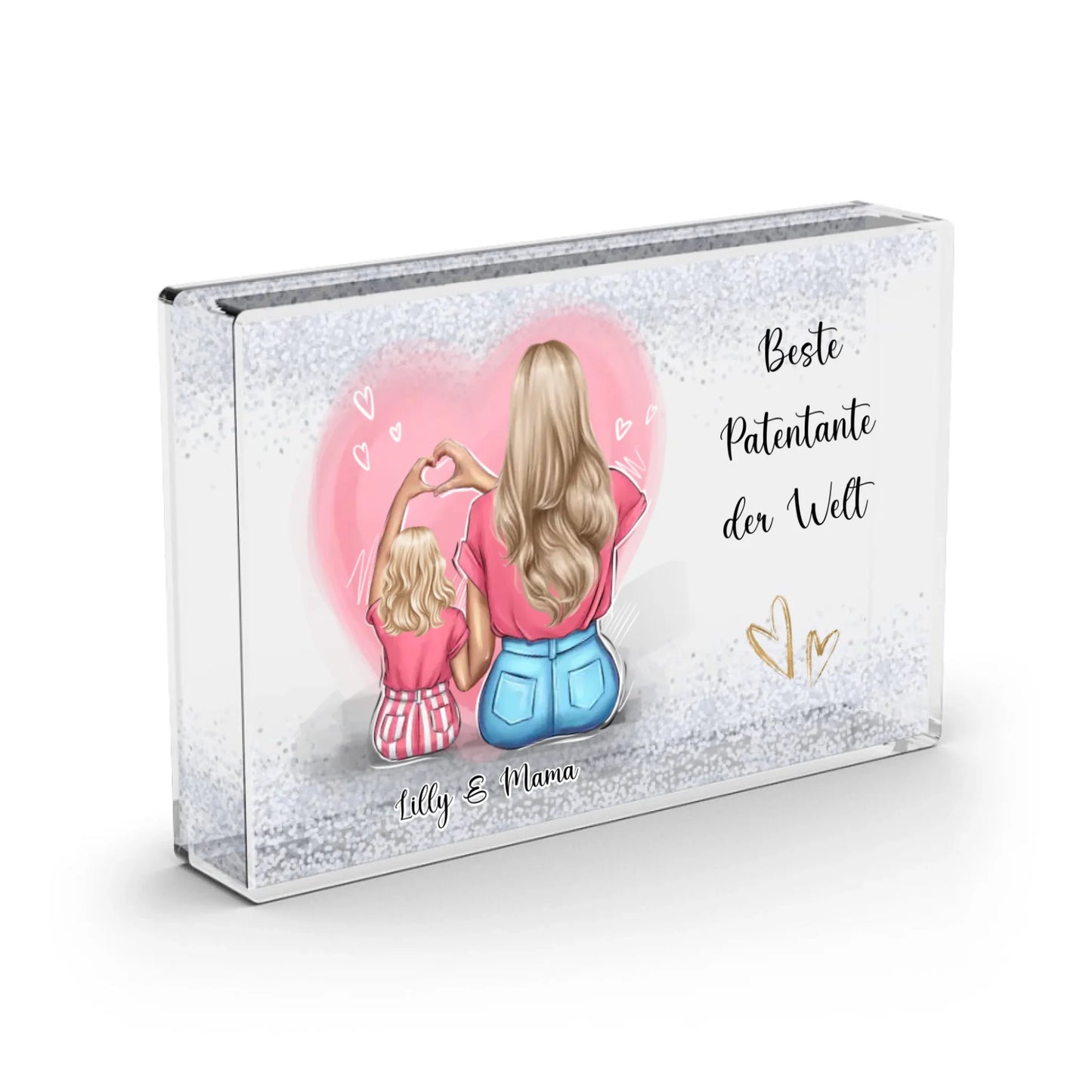 Tante/Onkel & Kind - Schneekugel Schnee