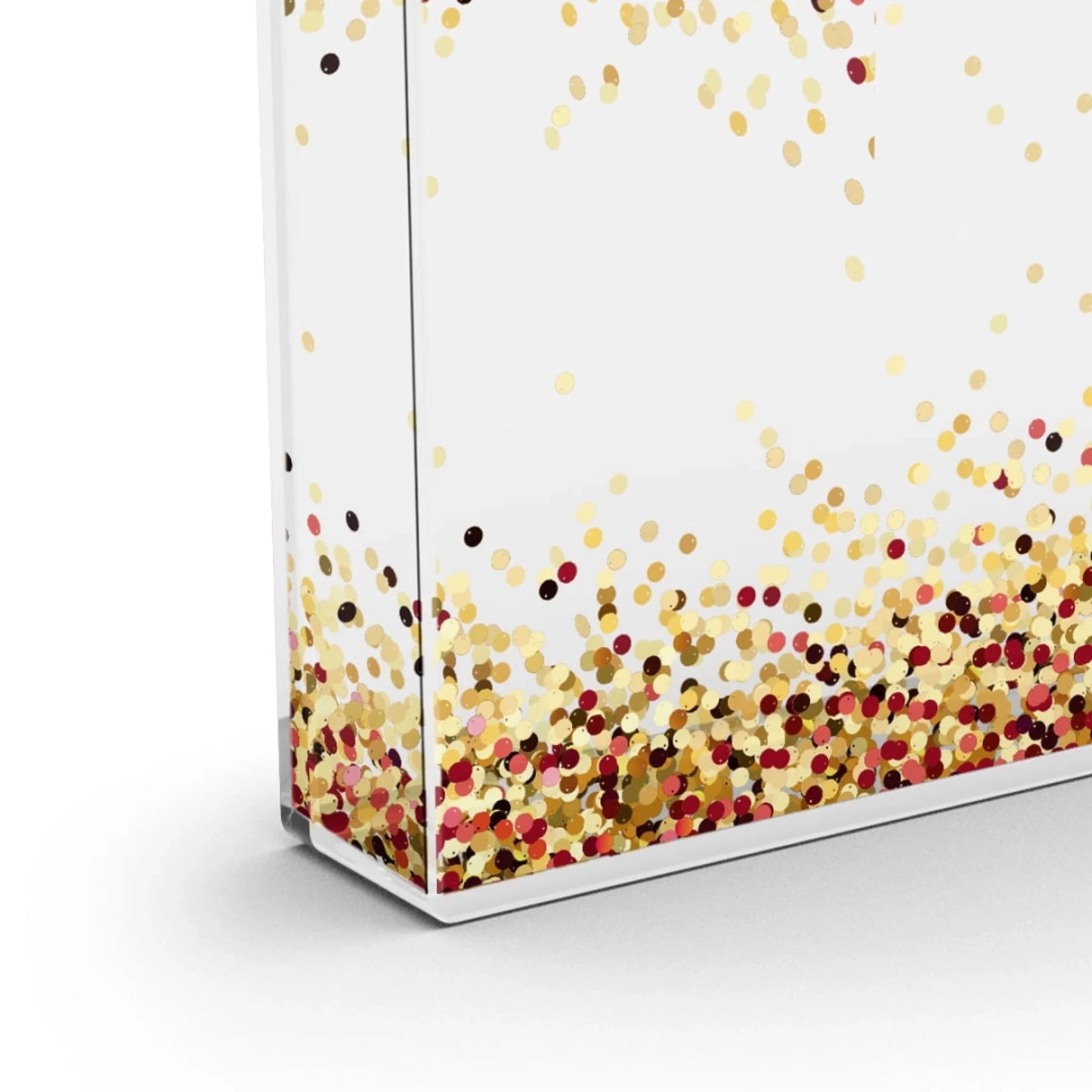 Mutter mit Sohn & 1-2 Töchter - Schneekugel RoseGold Pailletten