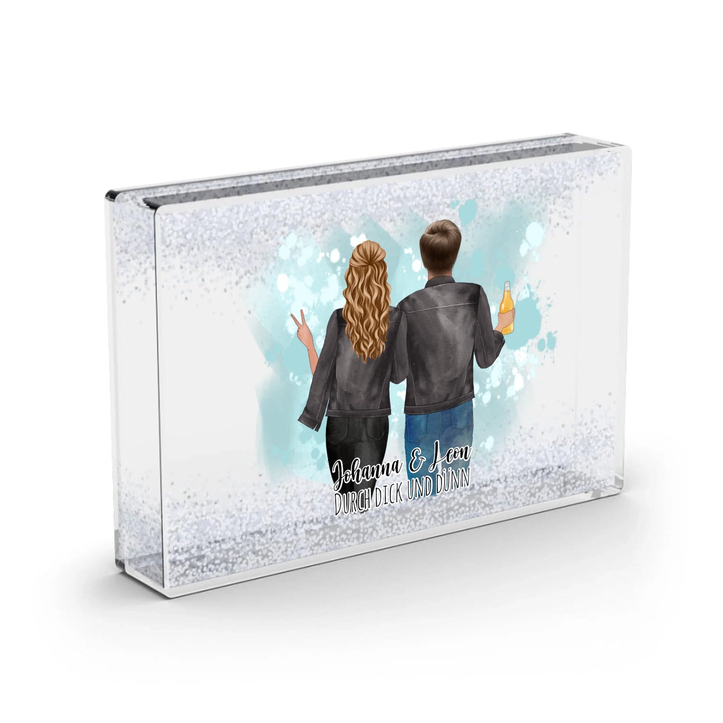 Beste Freunde - Schneekugel Schnee