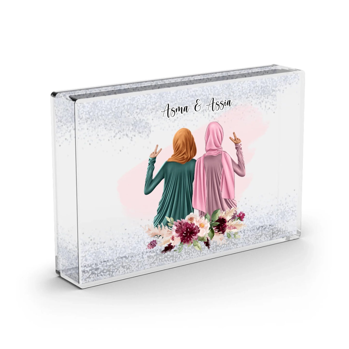 2-4 Schwestern - Schneekugel Schnee