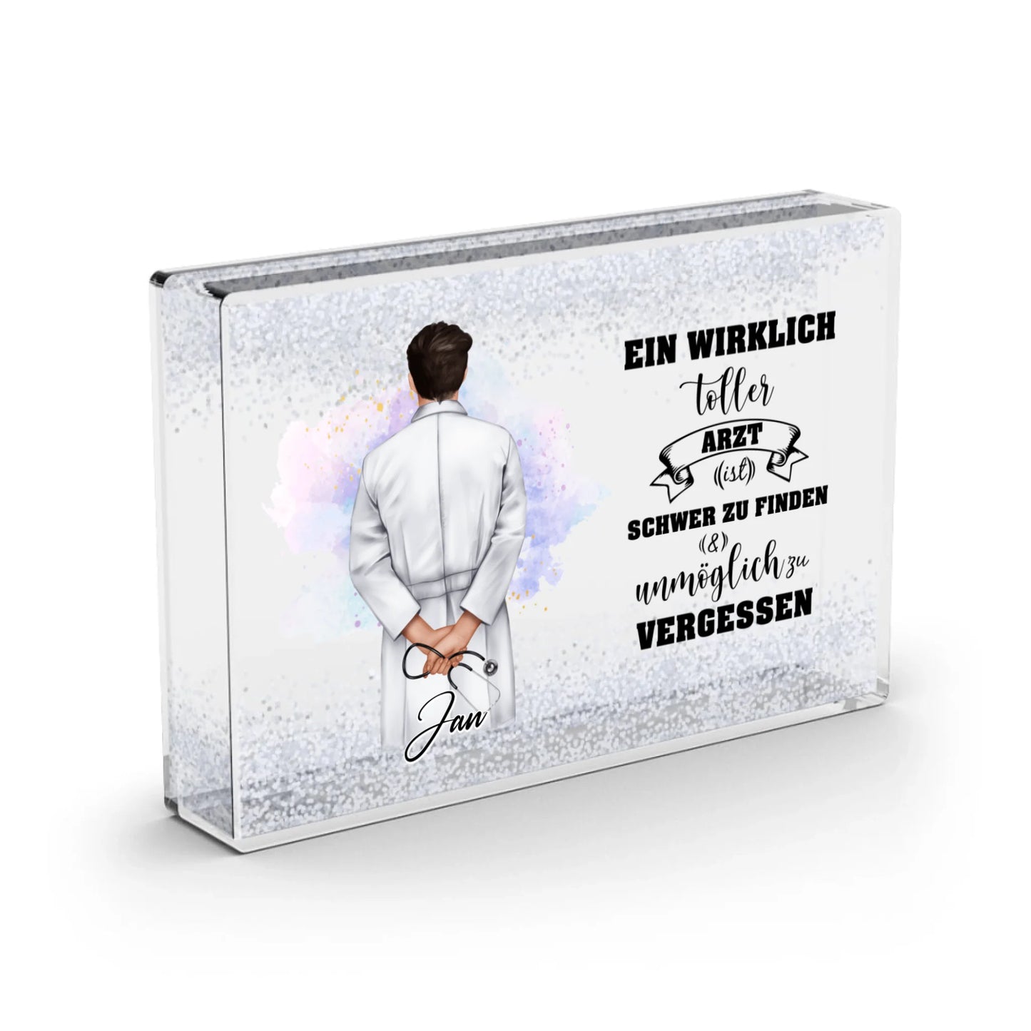 Arzt/Ärztin - Schneekugel Schnee