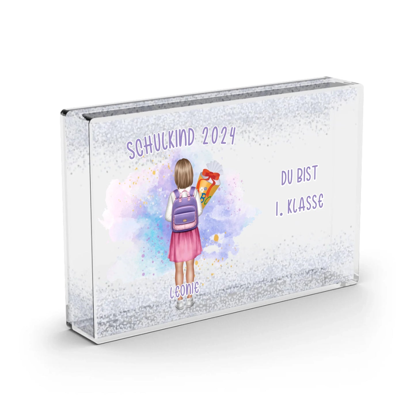 Schulkind (1-2 Jungen & Mädchen) - Schneekugel Schnee