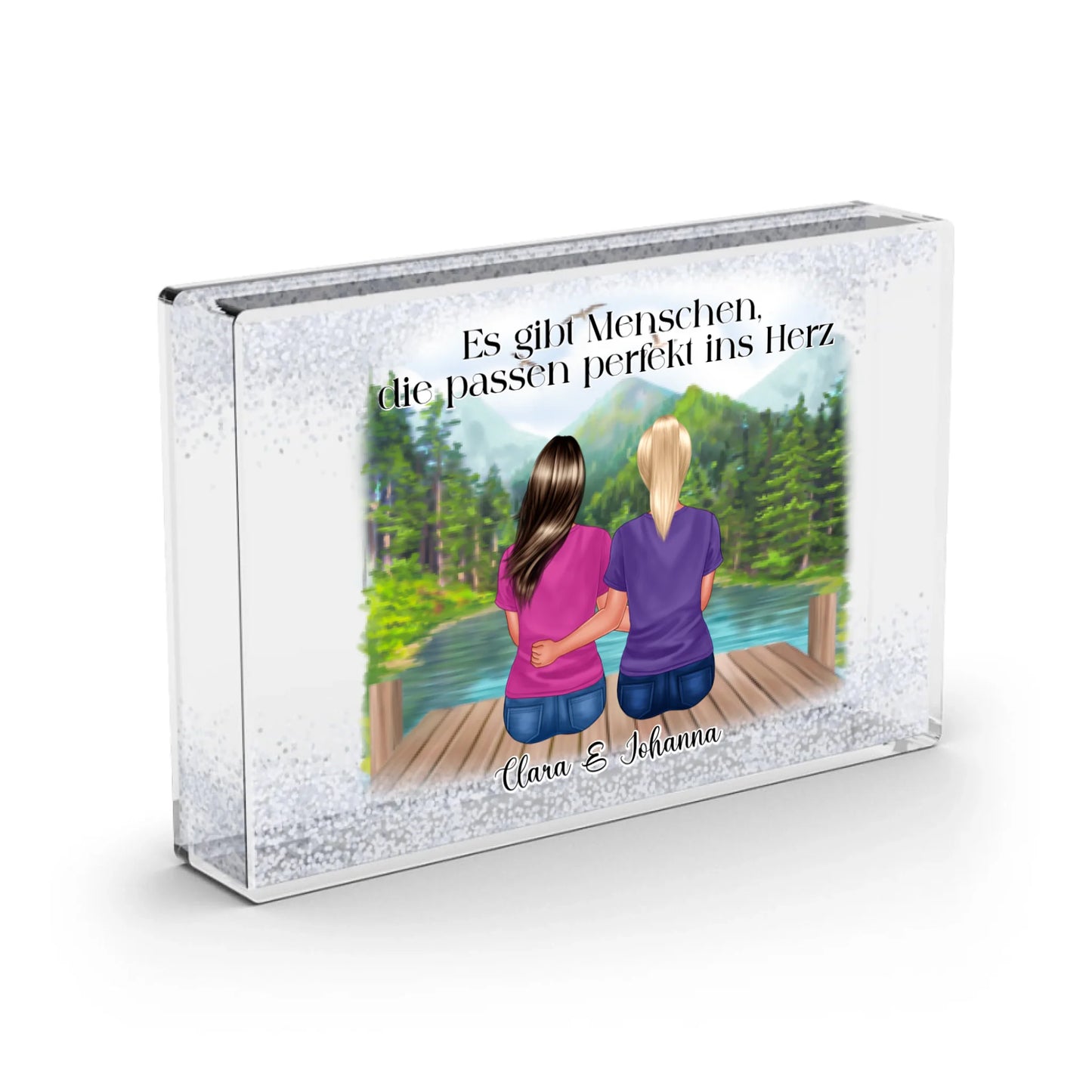 2 Freundinnen - Schneekugel Schnee