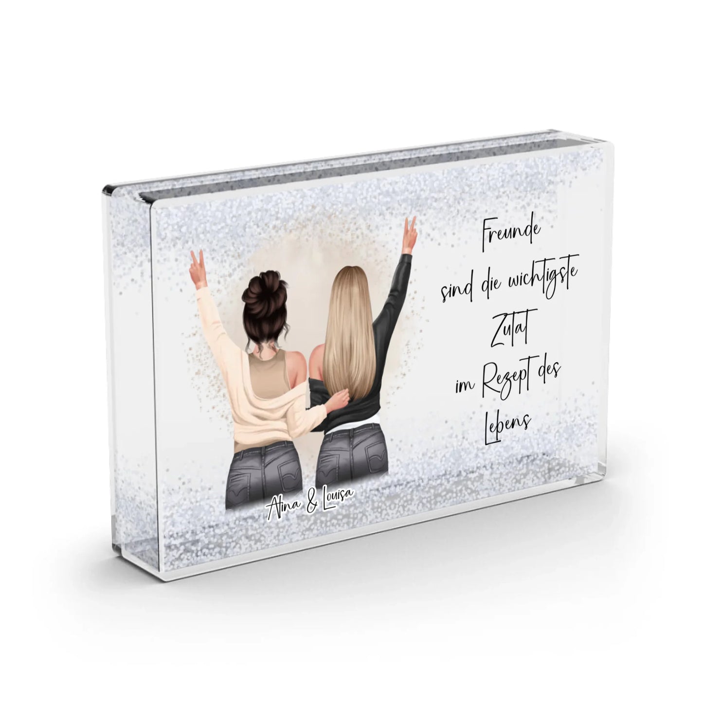 2-3 Freundinnen - Schneekugel Schnee