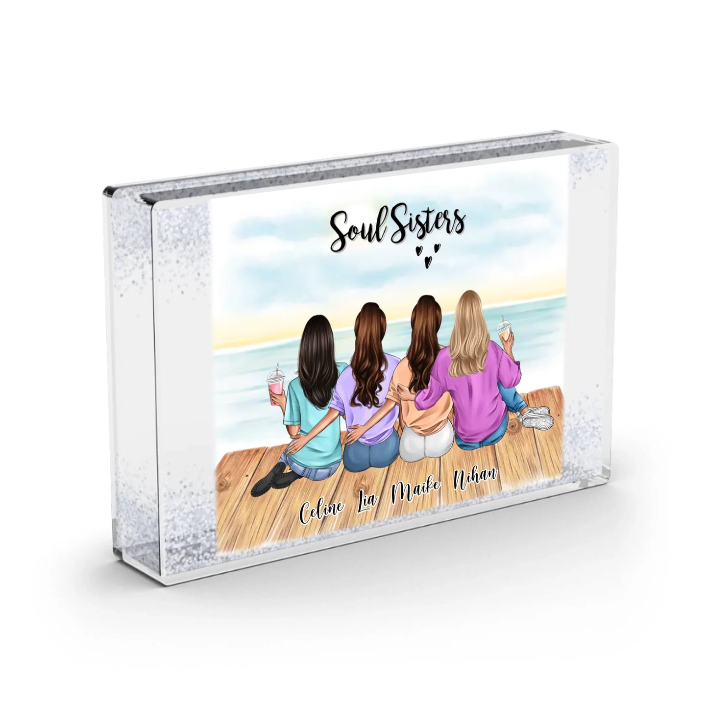 2-4 Freundinnen - Schneekugel Schnee