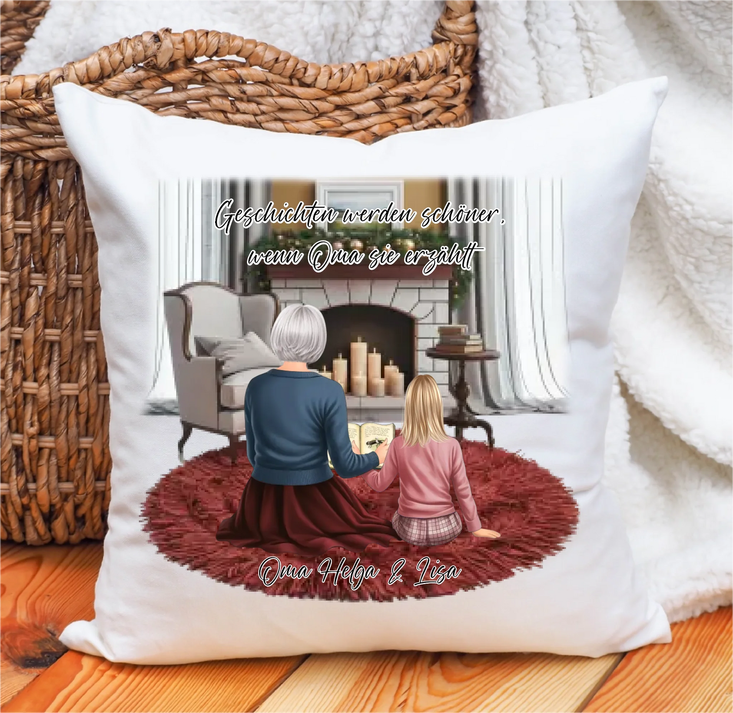 Oma & Kind Kissen