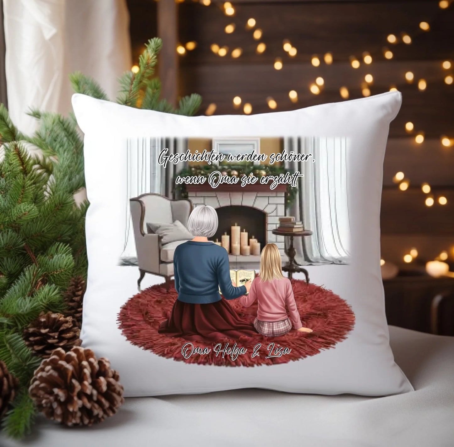 Oma & Kind Kissen