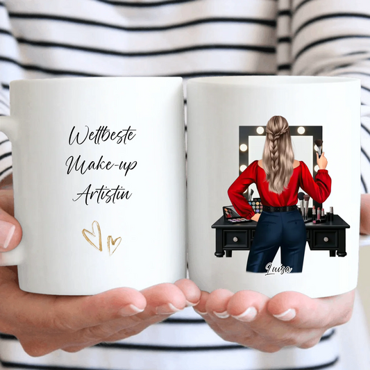 Make-up Artist Tasse