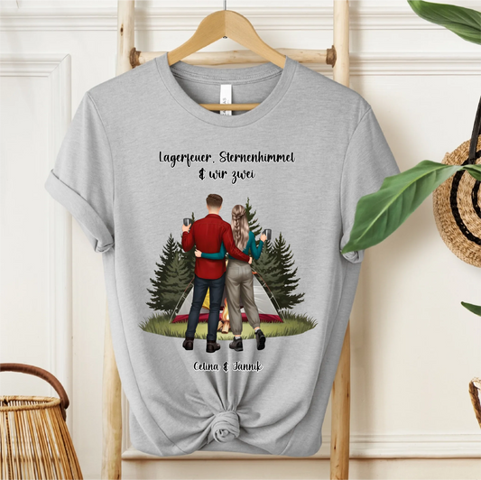 Camping Paar T-Shirt