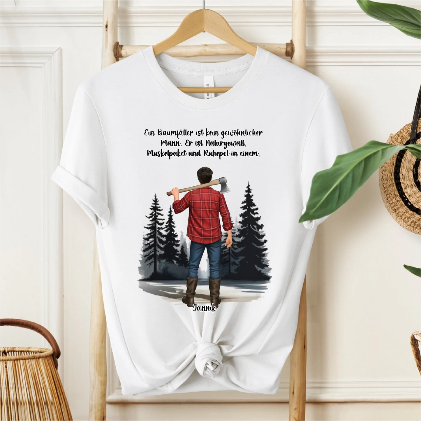 Holzfäller T-Shirt