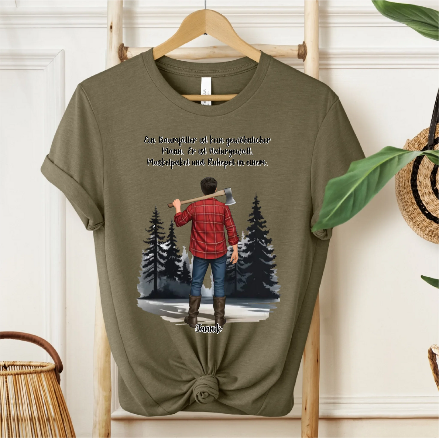 Holzfäller T-Shirt