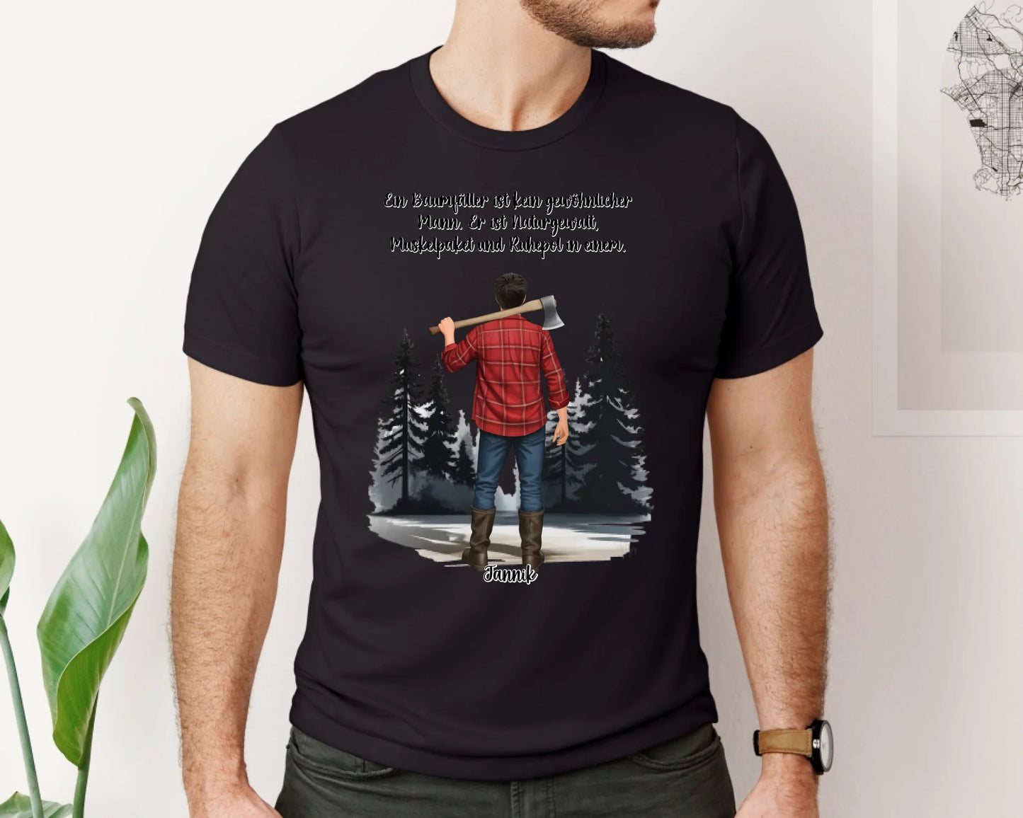 Holzfäller T-Shirt